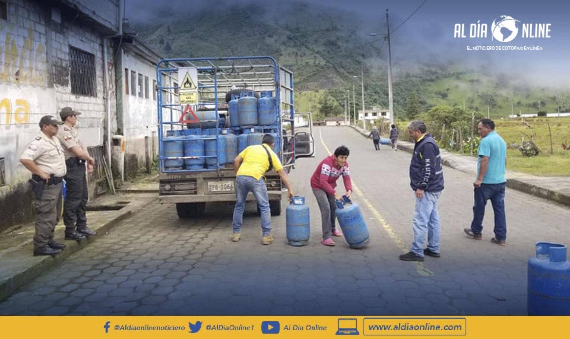 GOBERNACIÓN DE COTOPAXI ANUNCIÓ GESTIÓN PARA TRANSPORTE DE GAS DOMÉSTICO. (VIDEO)