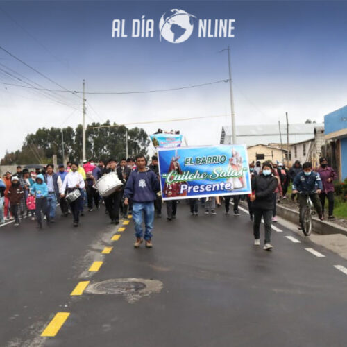 PREFECTURA DE COTOPAXI ENTREGÓ NUEVA VÍA ASFALTADA EN PASTOCALLE QUE UNE E35 Y SECTOR DE BOLICHE (VIDEO)