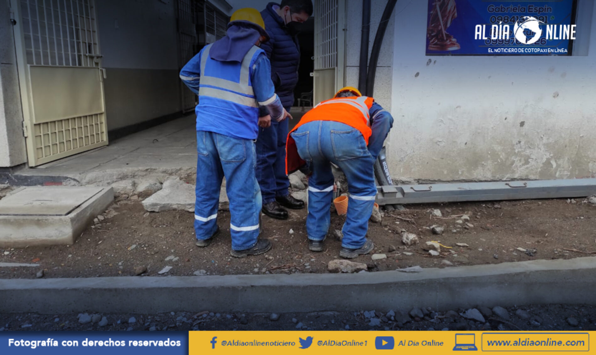 SERVICIO DE AGUA POTABLE EN AV. AMAZONAS AL 100% PESE  A TRABAJOS DE REGENERACIÓN URBANA (VIDEO)