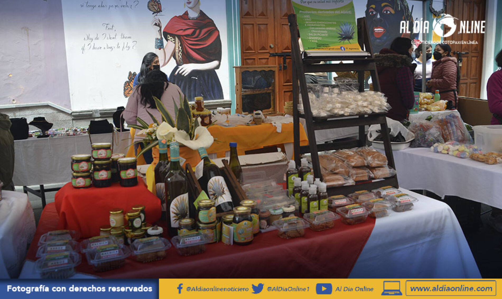 MAS DE 60 PRODUCTORES EN FERIA DE REACTIVACIÓN DE CÁMARA DE COMERCIO DE LATACUNGA. (VIDEO)