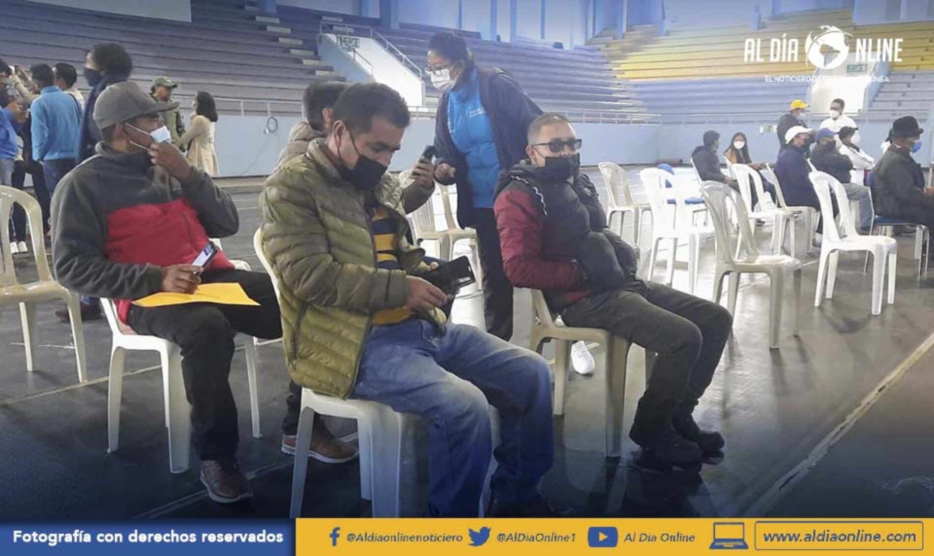 CON ATENCIÓN DE 08H00 A 16:00 PUNTO DE VACUNACIÓN DEL COLISEO MAYOR SE REAPERTURA. (VIDEO)
