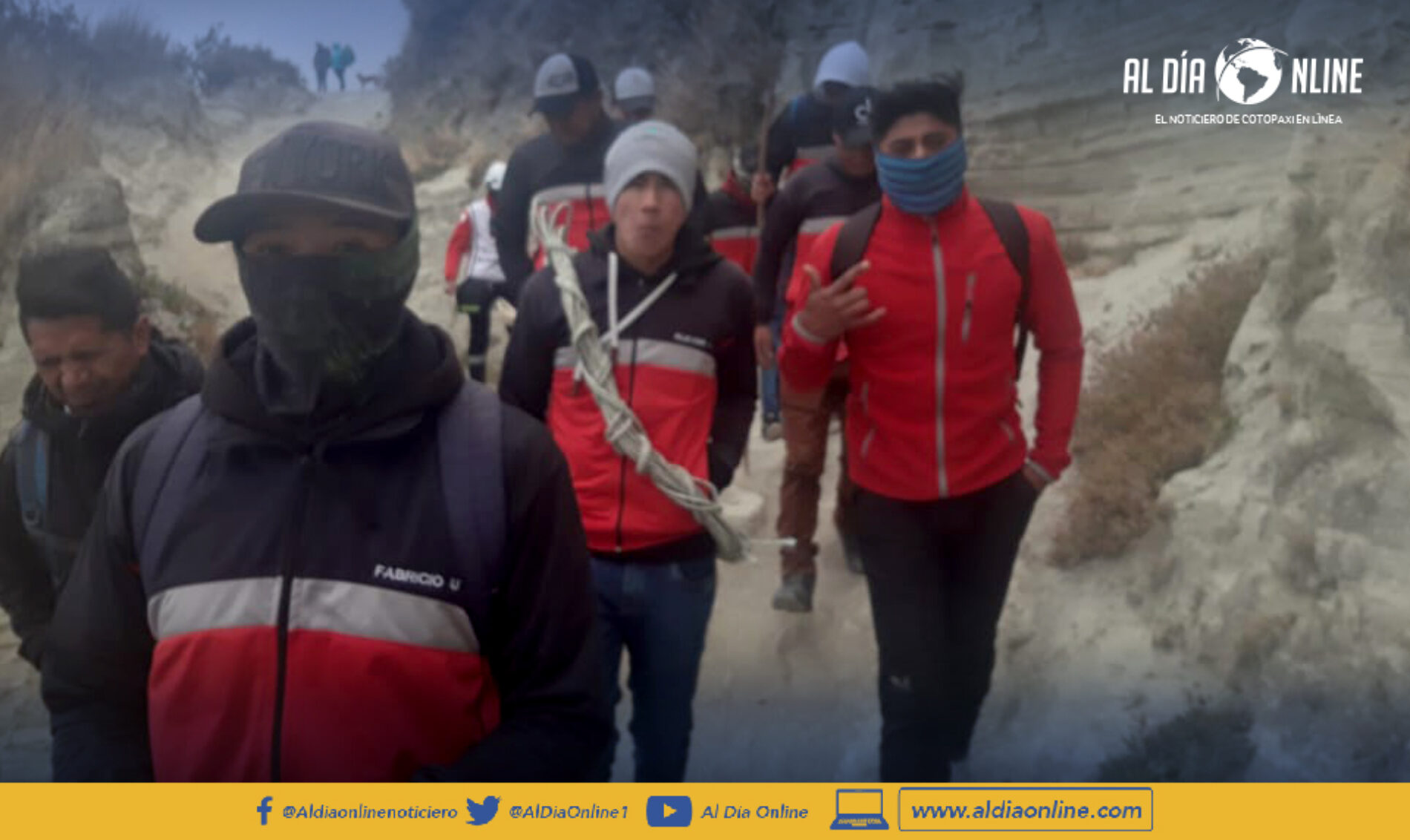 25 RESCATISTAS DE QUILOTOA  FUERON FORMADOS POR EL CUERPO DE BOMBEROS DE PUJILÍ