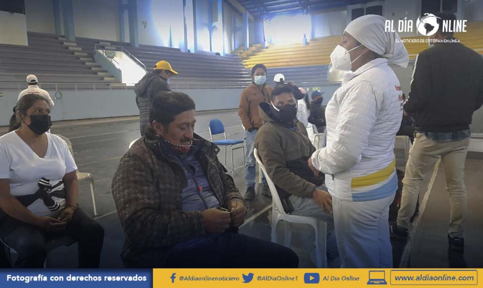 CON ATENCIÓN DE 08H00 A 16:00 PUNTO DE VACUNACIÓN DEL COLISEO MAYOR SE REAPERTURA. (VIDEO)