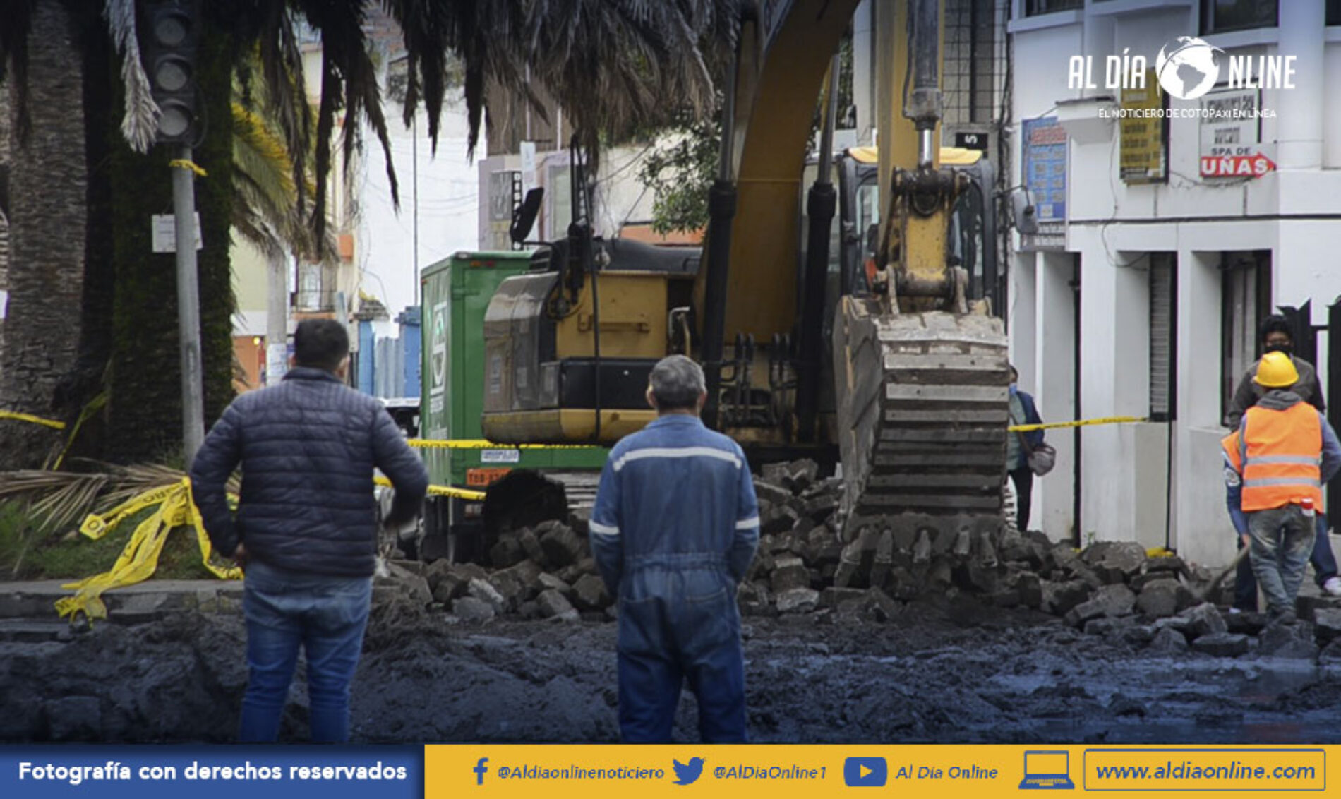 RETRASO EN OBRAS DE LATACUNGA SERÍA RESPONSABILIDAD DE LOS CONTRATISTAS. (VIDEO)