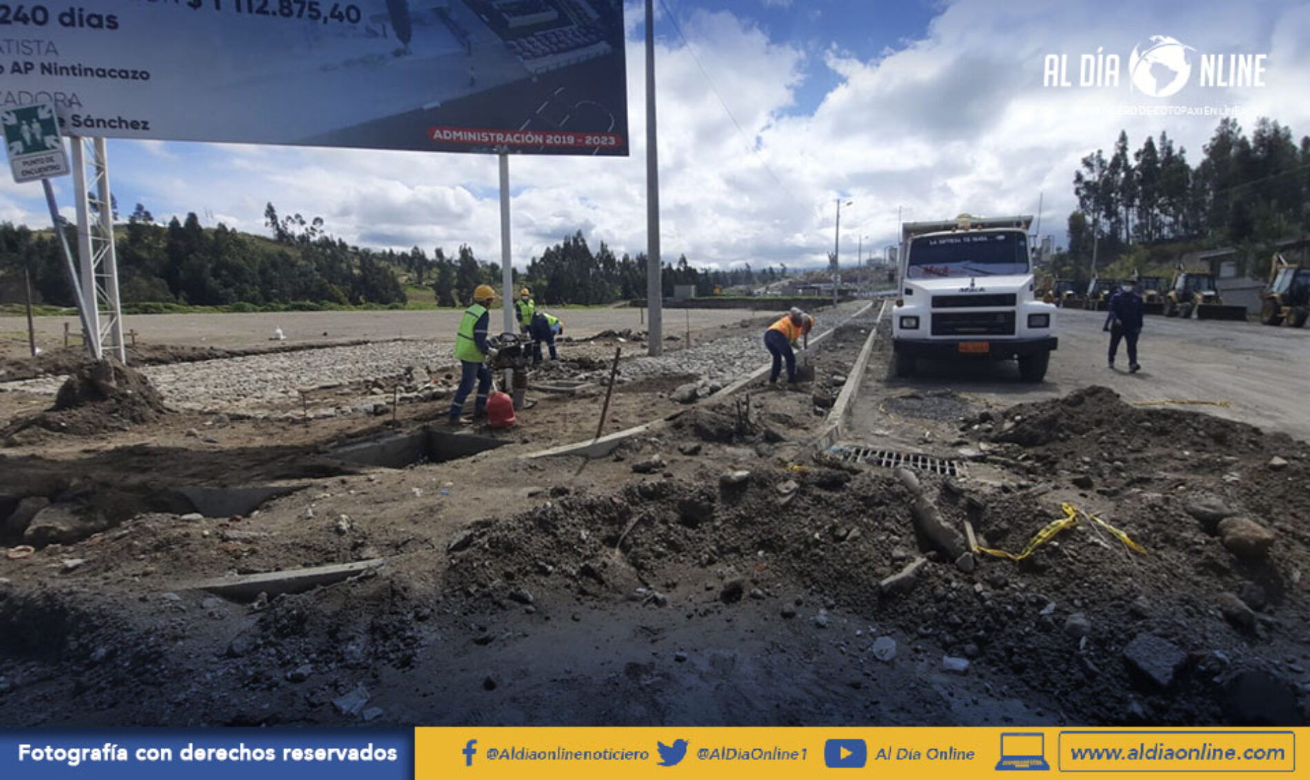 RETRASO EN OBRAS DE LATACUNGA SERÍA RESPONSABILIDAD DE LOS CONTRATISTAS. (VIDEO)