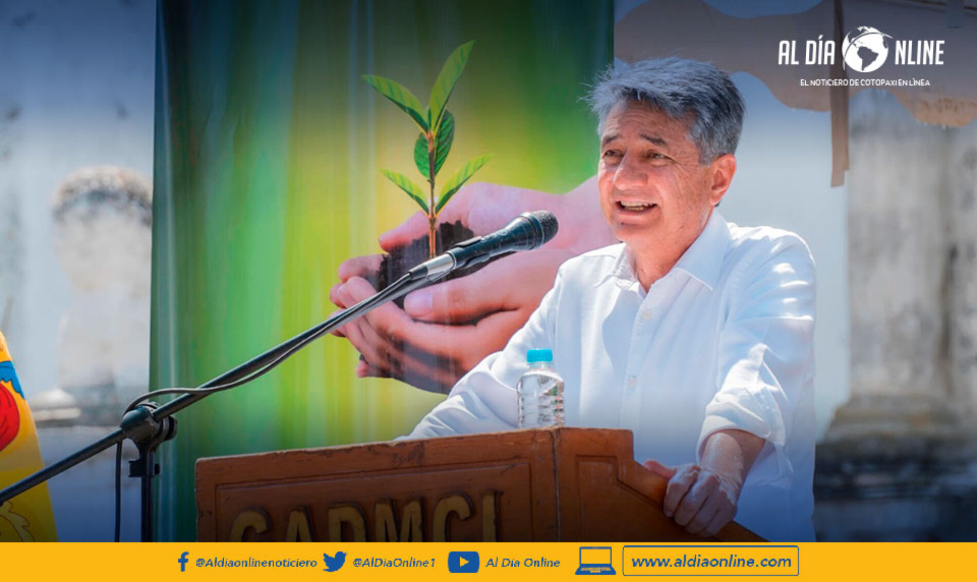 MUNICIPIO DE LATACUNGA REALIZA LANZAMIENTO DEL PROYECTO “LATACUNGA SIEMBRA VIDA” (VIDEO)