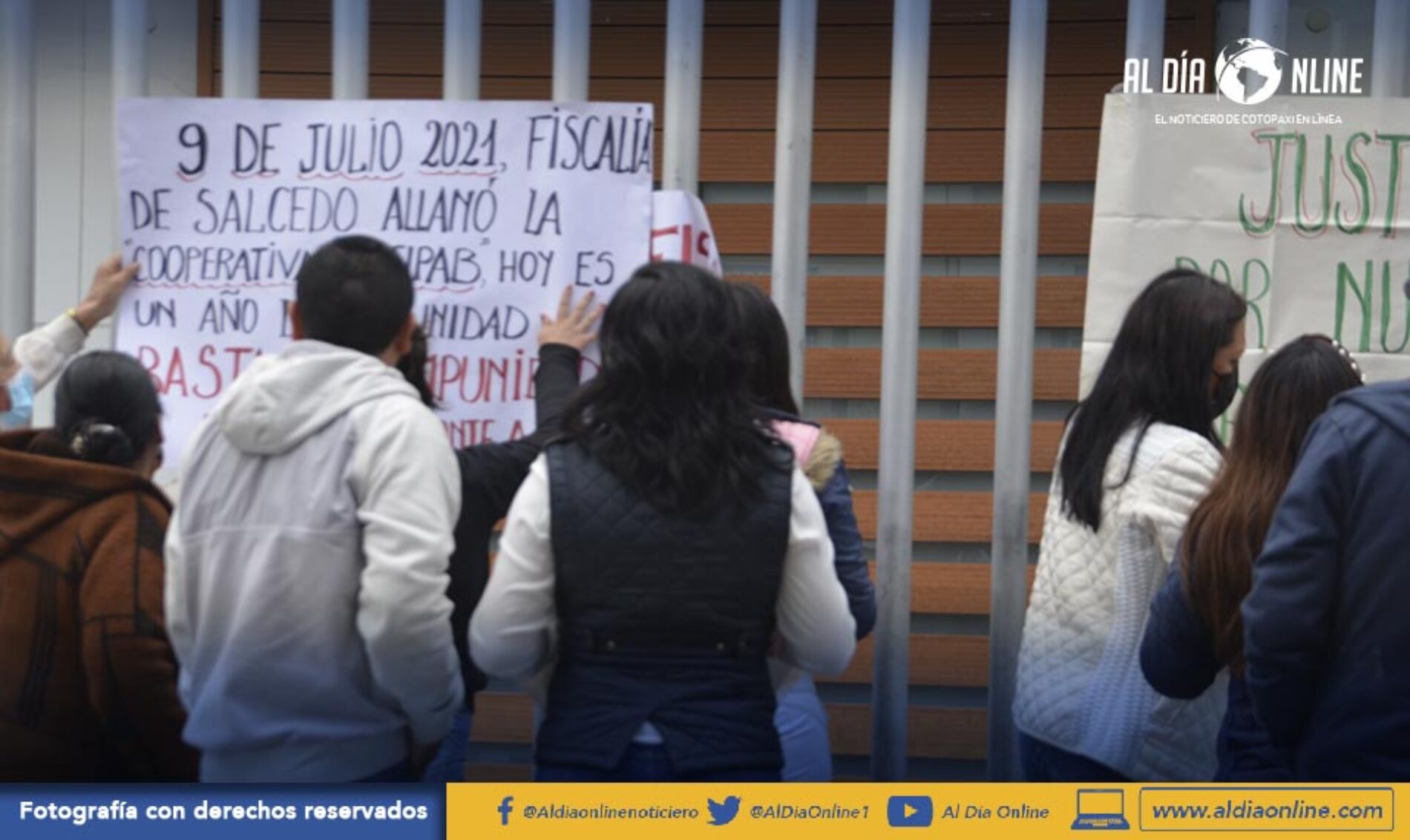 SOCIOS DE LA COP. COFIPAB REALIZARON PLANTÓN SOLICITANDO JUSTICIA. (VIDEO)