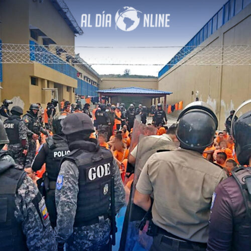 250 POLICÍAS RESGUARDAN CRS COTOPAXI EN CASO DE ALTERACIÓN DEL ORDEN. (VIDEO)