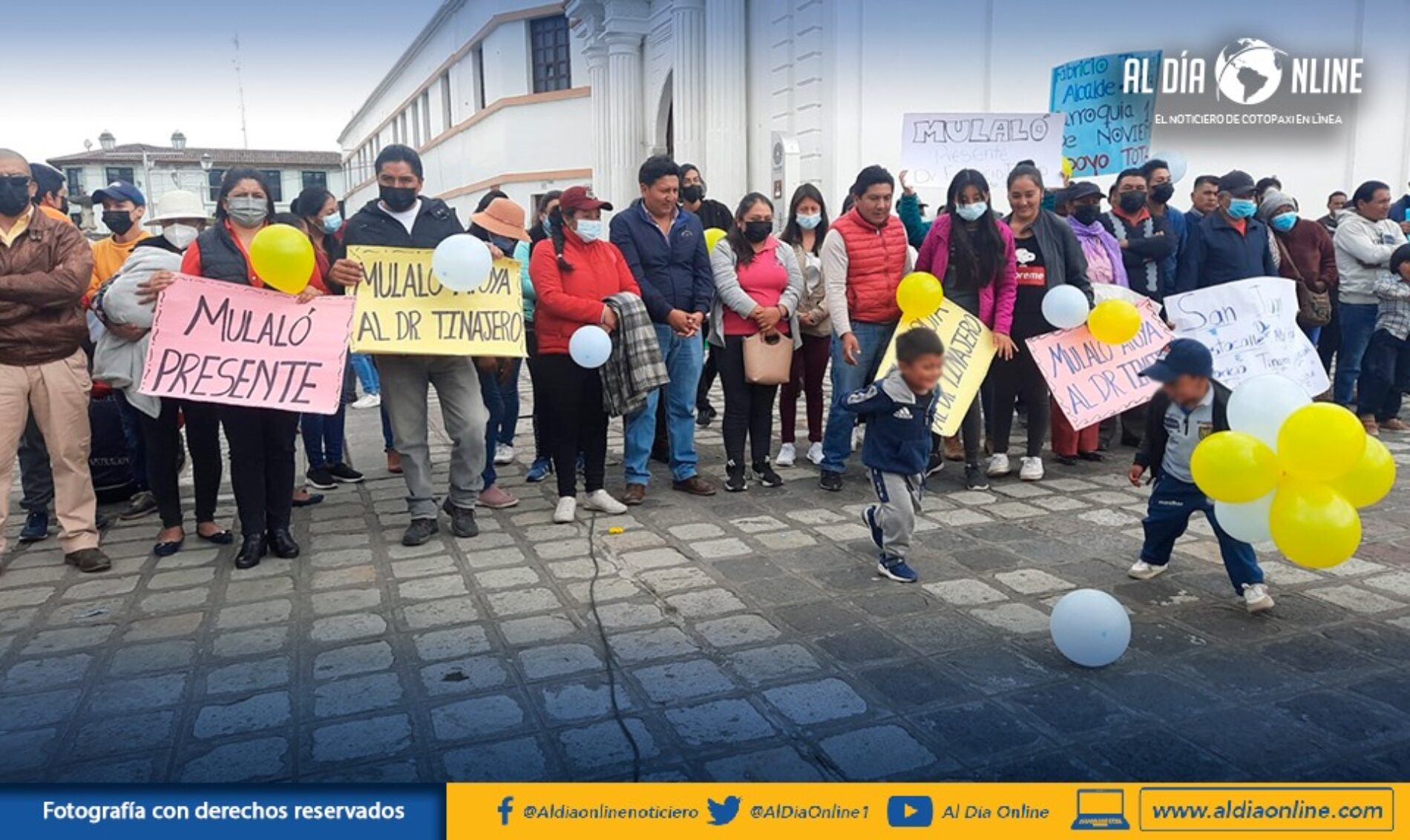 SECTORES SOCIALES PIDEN POSTULARSE A LA ALCALDÍA DE LATACUNGA A FABRICIO TINAJERO. (VIDEO)