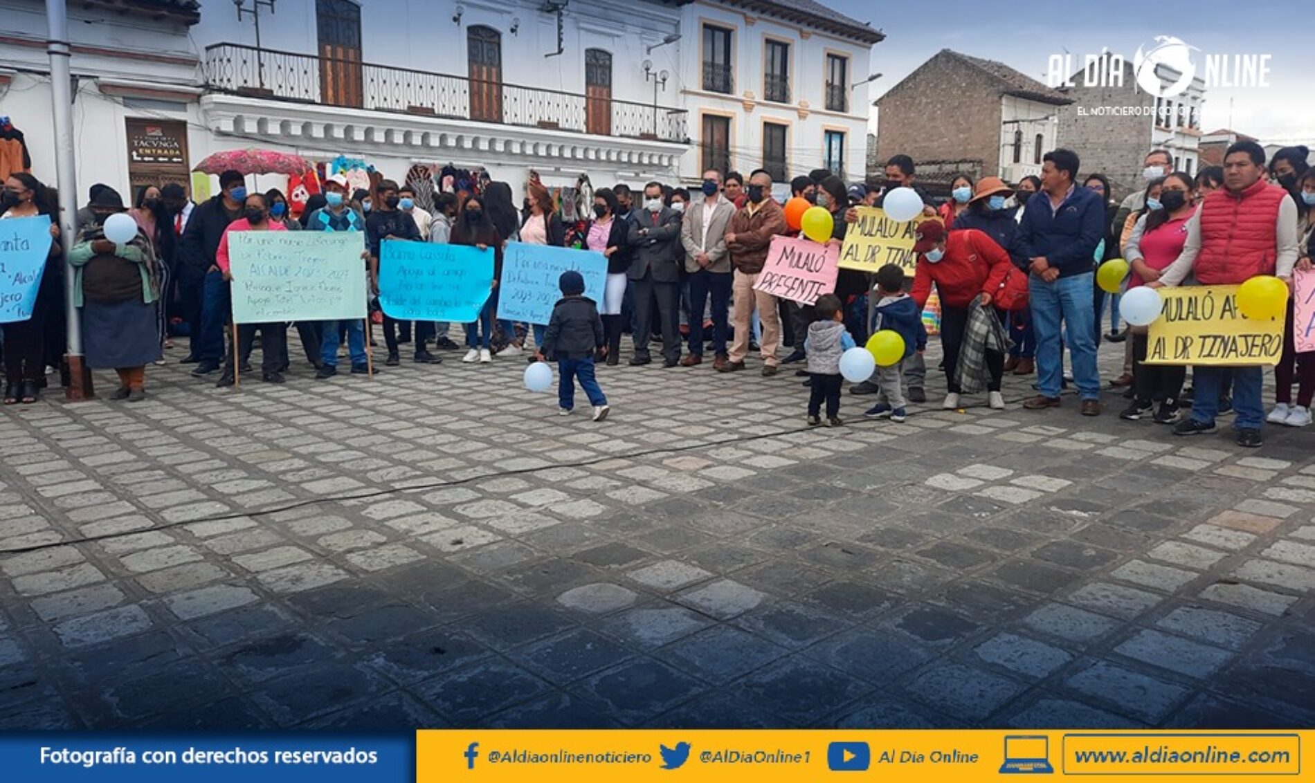 SECTORES SOCIALES PIDEN POSTULARSE A LA ALCALDÍA DE LATACUNGA A FABRICIO TINAJERO. (VIDEO)