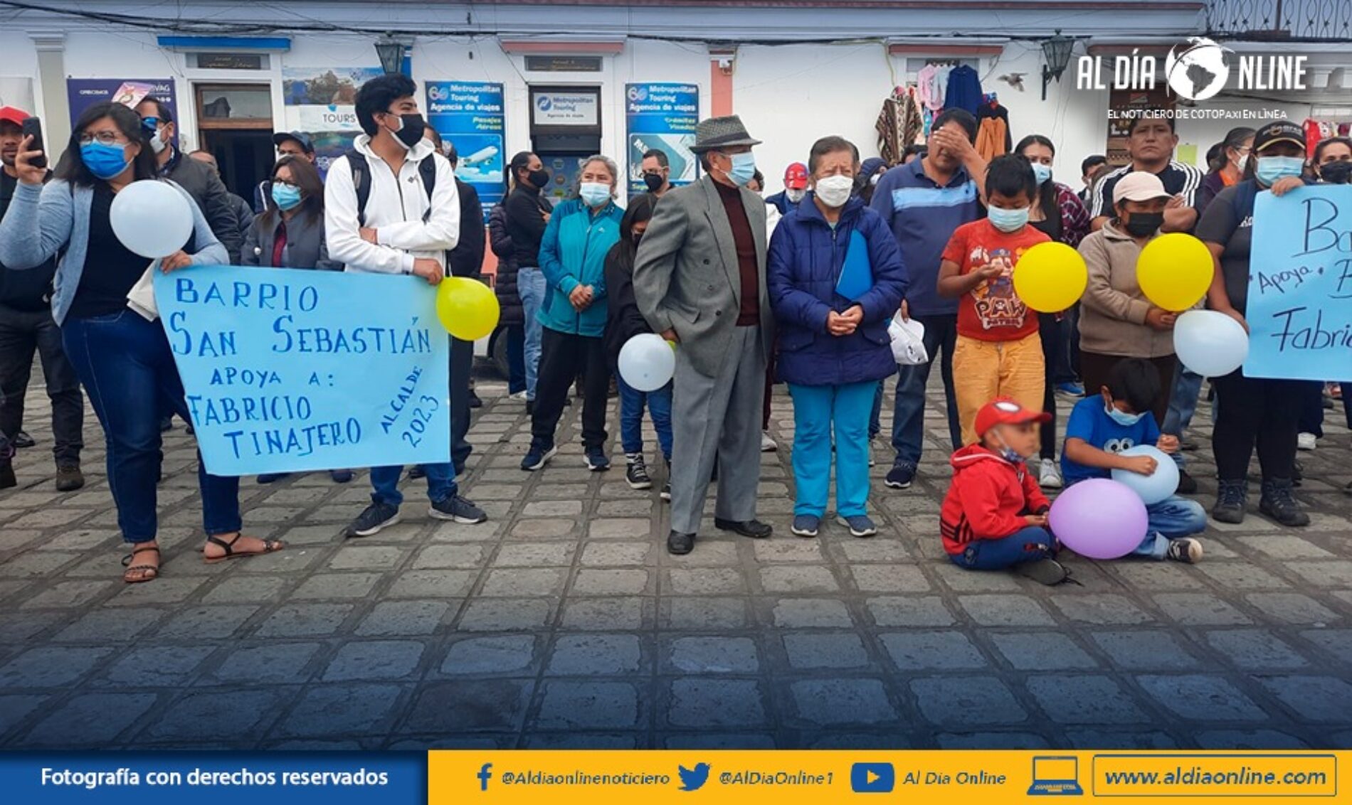 SECTORES SOCIALES PIDEN POSTULARSE A LA ALCALDÍA DE LATACUNGA A FABRICIO TINAJERO. (VIDEO)