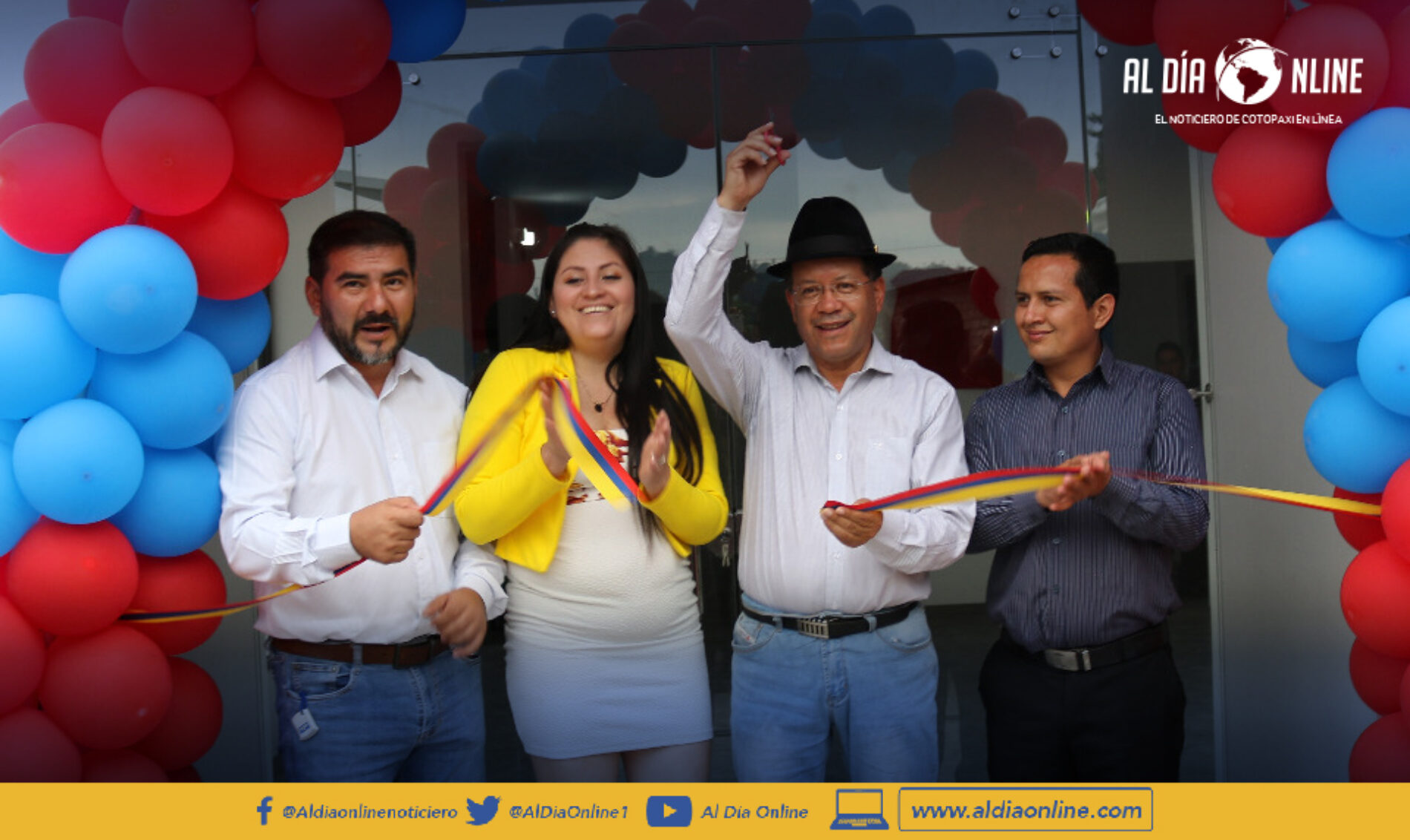 PREFECTO JORGE GUAMÁN INAUGURÓ OFICIALMENTE EDIFICIO EN EL SUBTRÓPICO DE COTOPAXI  (VIDEO)