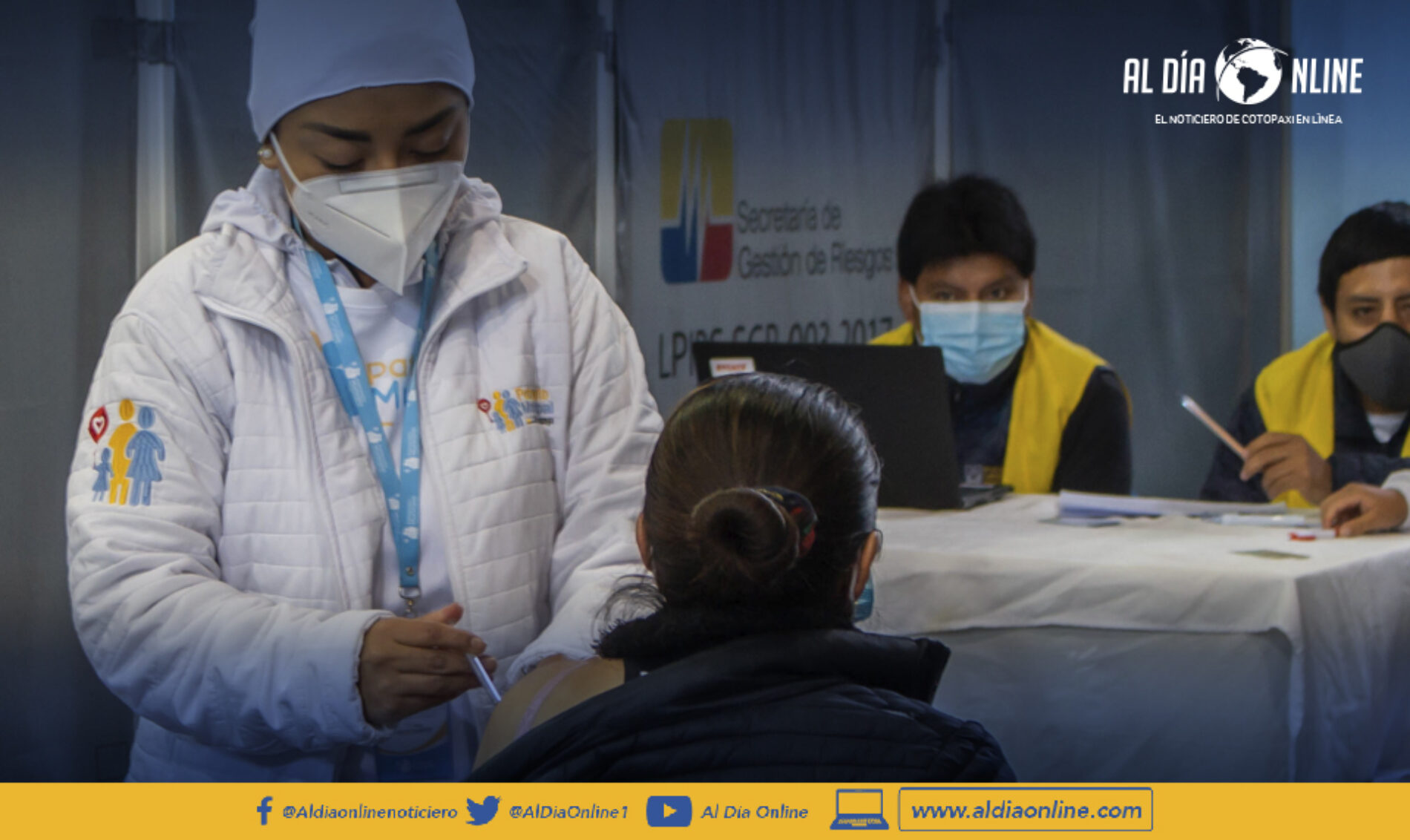 PATRONATO MUNICIPAL DE LATACUNGA APOYA LA CAMPAÑA “YO ME REFUERZO” 