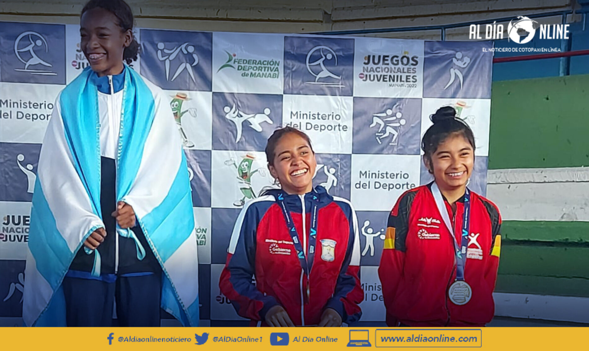 COTOPAXI COMIENZA A SUMAR MEDALLAS EN JUEGOS NACIONAL PRE JUVENILES MANABÍ 2022