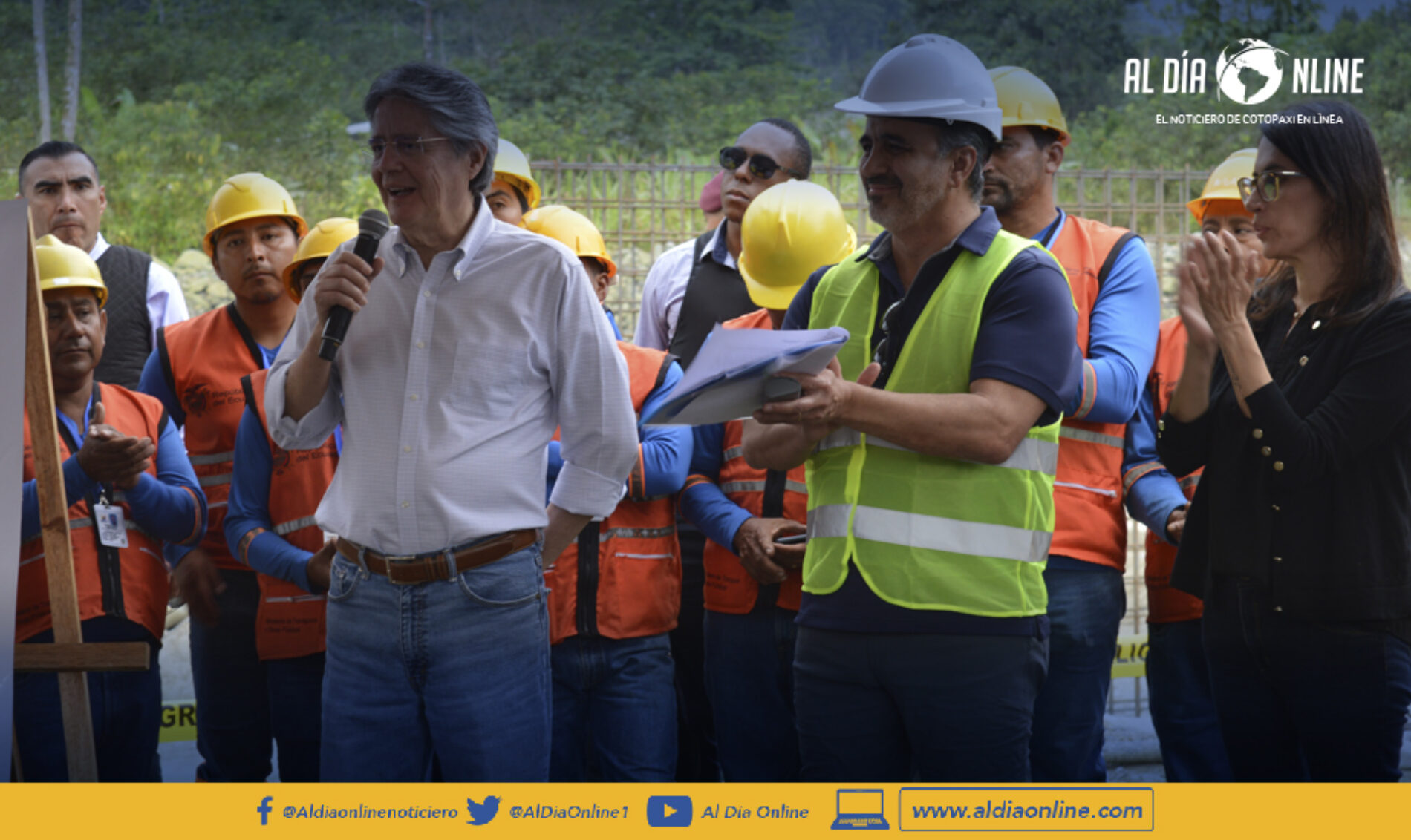 GOBIERNO NACIONAL RATIFICA QUE EN DICIEMBRE CONCLUIRÁN TRABAJOS EN EL PALMAR Y VIA ZUMBAHUA-LA MANÁ (VIDEO)
