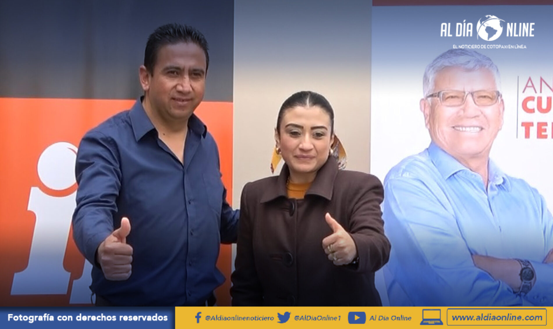 JANIO BUSTILLOS – ROSA LUZ VALENCIA BINOMIO PARA PREFECTURA DE COTOPAXI POR EL PARTIDO NARANJA (VIDEOS)