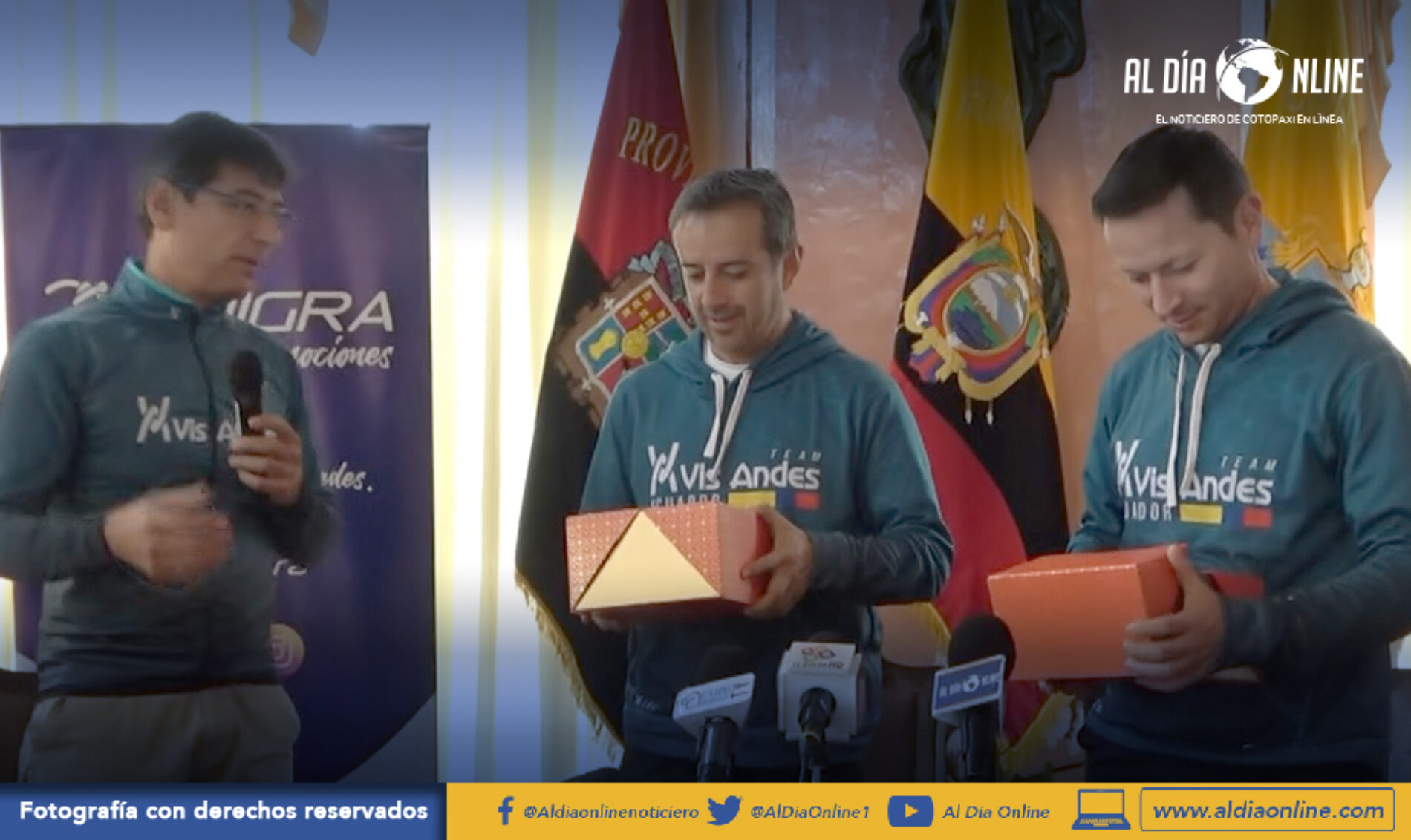 DESPEDIDA Y BUENOS DESEOS PARA EL TEAM VIS ANDES PARA EL SWISS EPIC DEL 16 AL 20 DE AGOSTO (VIDEO)