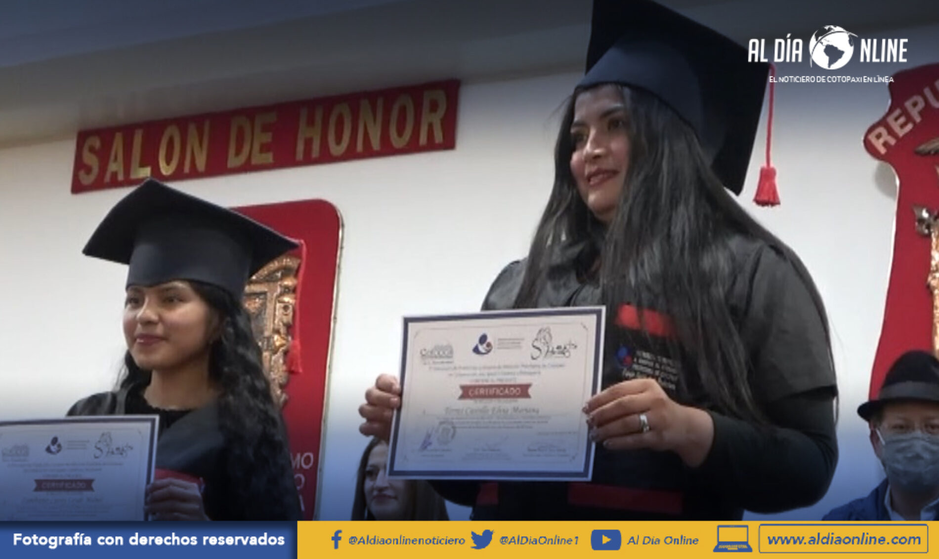 PATRONATO PROVINCIAL DE COTOPAXI ENTREGÓ A 34 ESTUDIANTES CERTIFICACIÓN EN BELLEZA Y GASTRONOMÍA  (VIDEO)