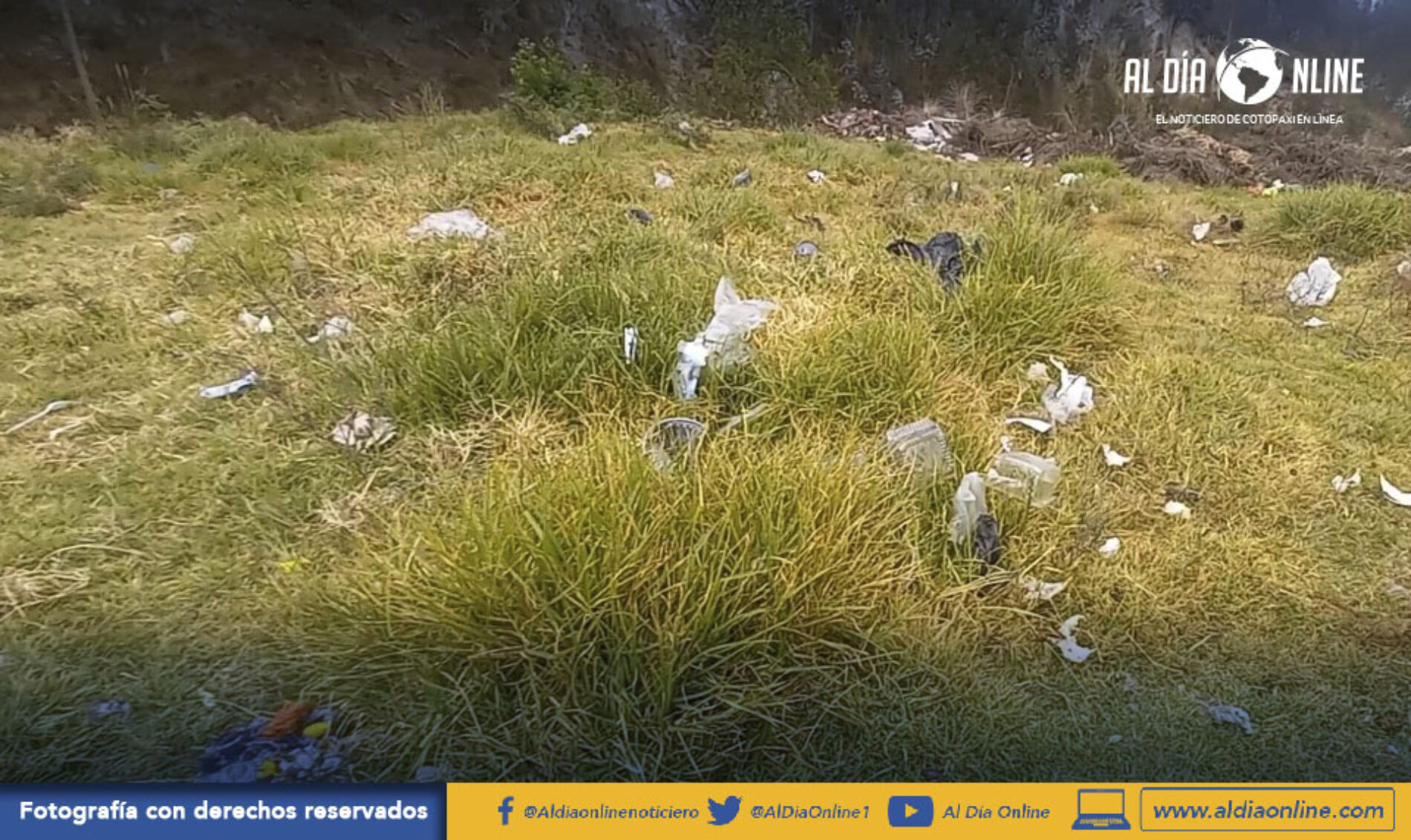 VÍA A PALOPO CONVERTIDO EN BASURERO MORADORES CLAMAN SOLUCIÓN. (VIDEO)