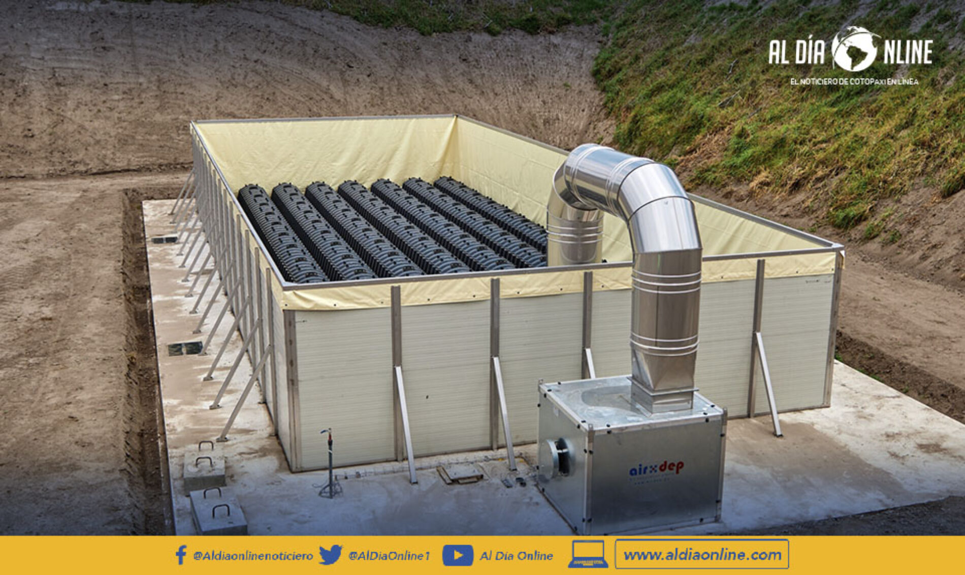 PLANTA DE TRATAMIENTO DE AGUA RESIDUALES AVANCE DEL 87%CON 30 MILLONES DE INVERSIÓN. (VIDEO)