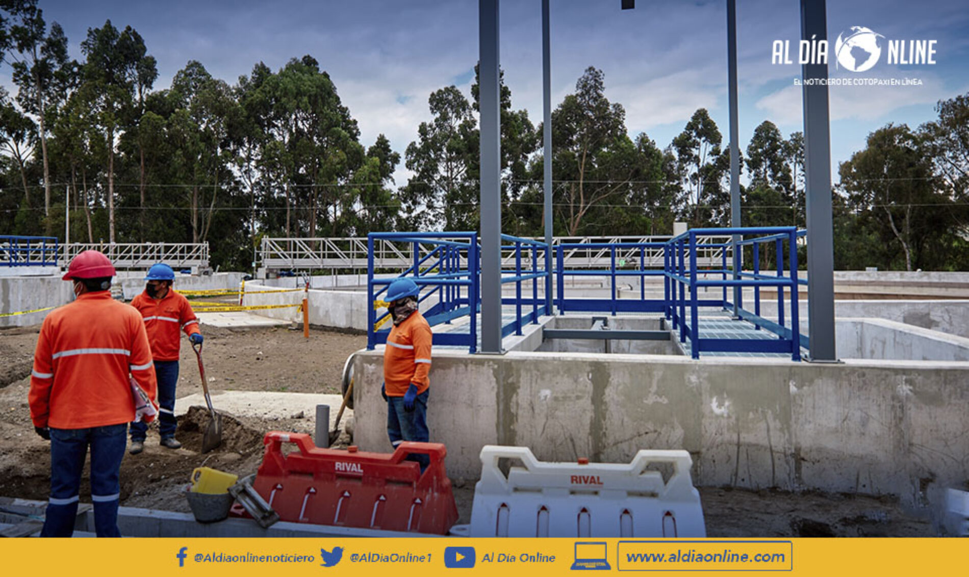 PLANTA DE TRATAMIENTO DE AGUA RESIDUALES AVANCE DEL 87%CON 30 MILLONES DE INVERSIÓN. (VIDEO)