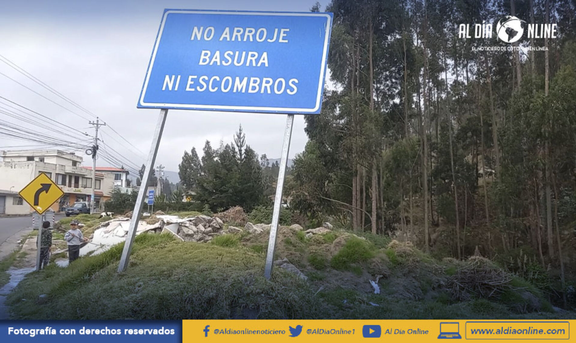 VÍA A PALOPO CONVERTIDO EN BASURERO MORADORES CLAMAN SOLUCIÓN. (VIDEO)