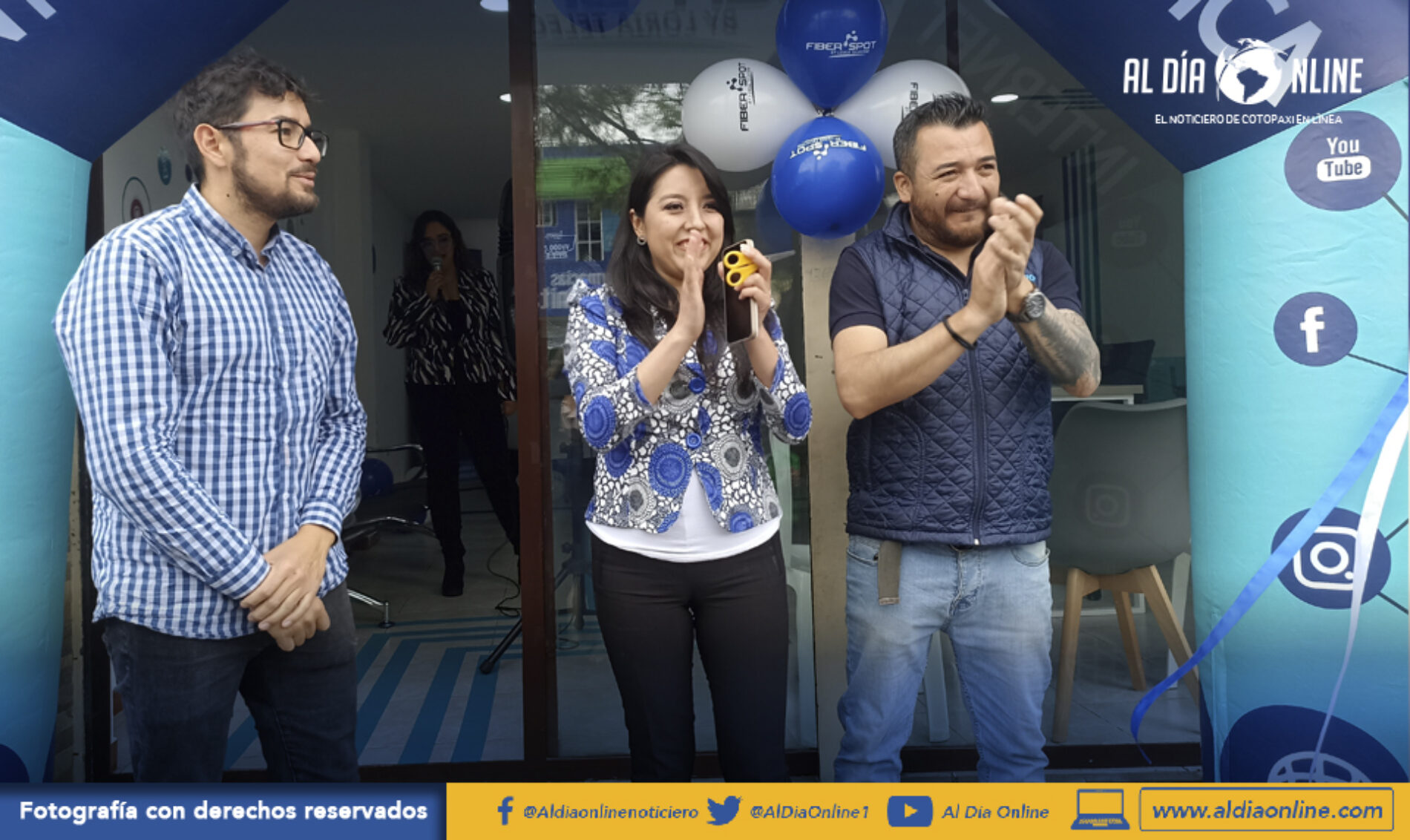 FIBER SPOT BY LORIA TELECOM INAUGURÓ SUS OFICINAS EN LATACUNGA Y SE SUMAN A LAS DE SAQUISILÍ, PUJILÍ Y MULALÓ (VIDEO)