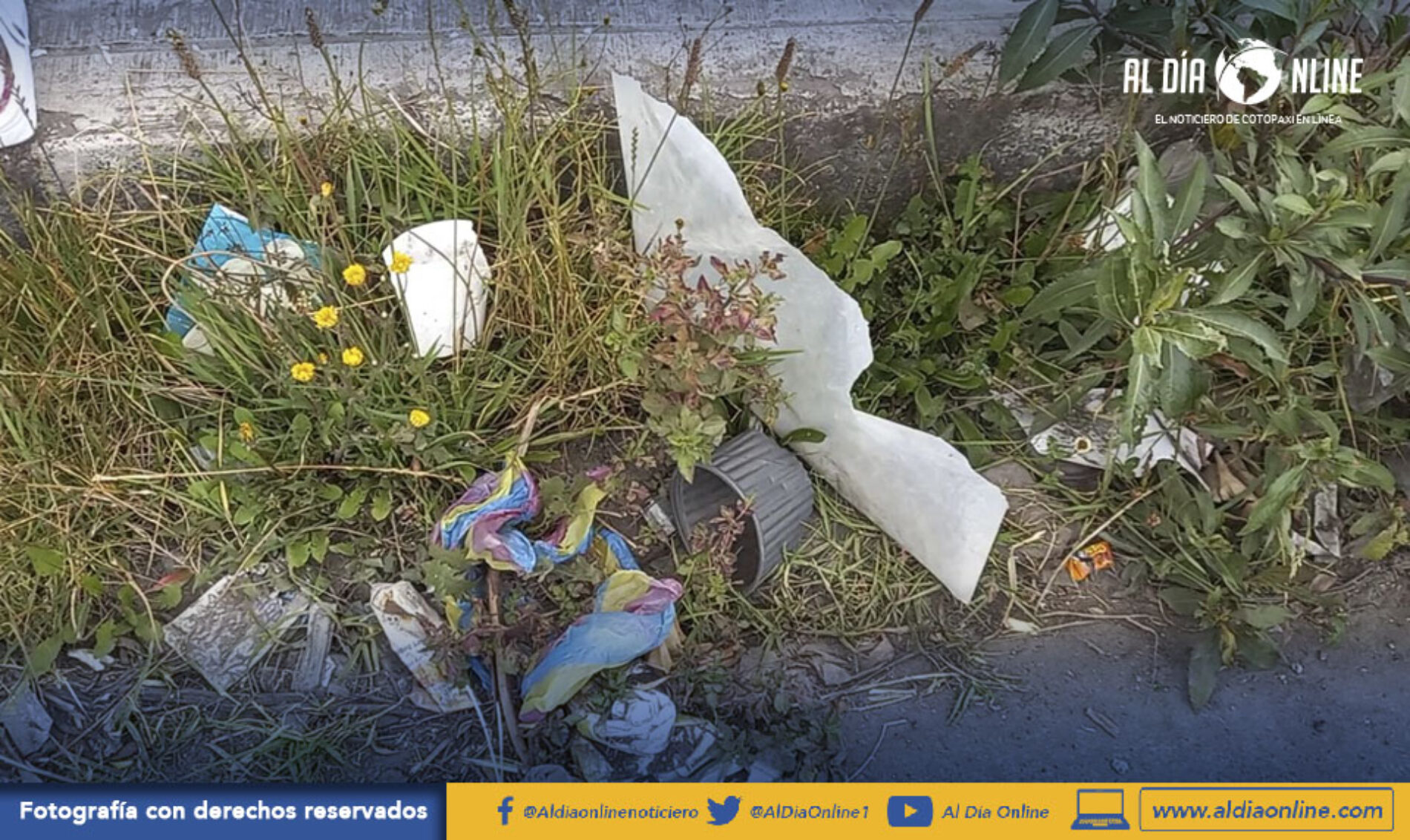 VÍA A PALOPO CONVERTIDO EN BASURERO MORADORES CLAMAN SOLUCIÓN. (VIDEO)