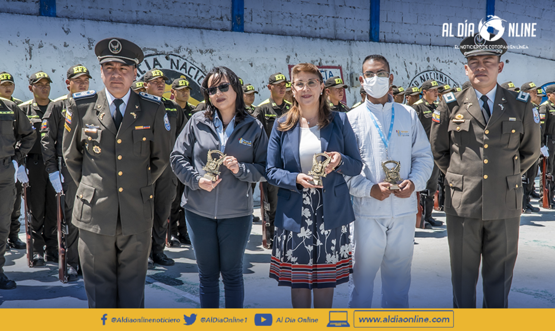 PATRONATO MUNICIPAL DE LATACUNGA FIRMA CONVENIO CON LA ESCUELA DE FORMACIÓN DE POLICÍAS DE COTOPAXI. (VIDEO)
