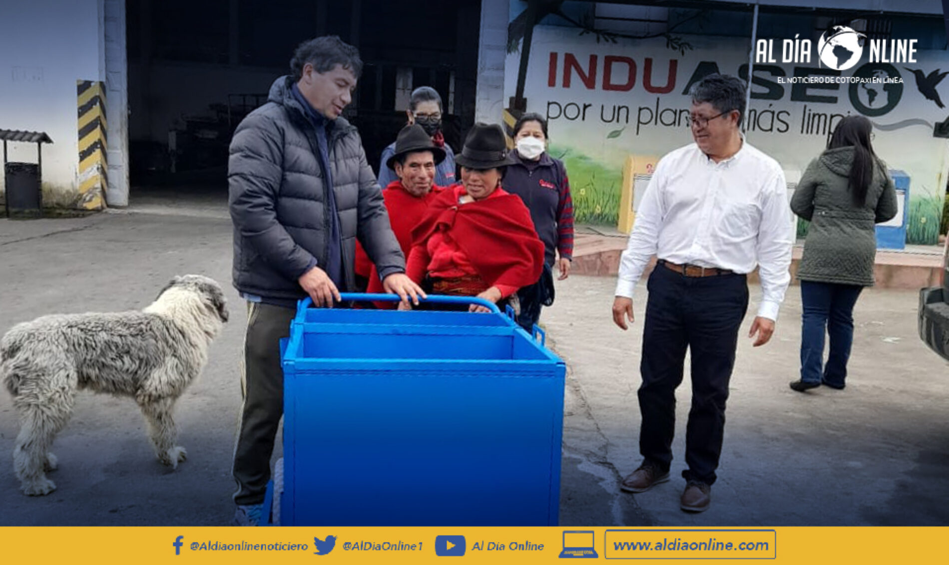 EMPRESA INDUSTRIAL INDUCE HIZO ENTREGA COCHE RODANTE A HIJA DE BALTAZAR USHCA (HILERO DEL CHIMBORAZO) (VIDEO)