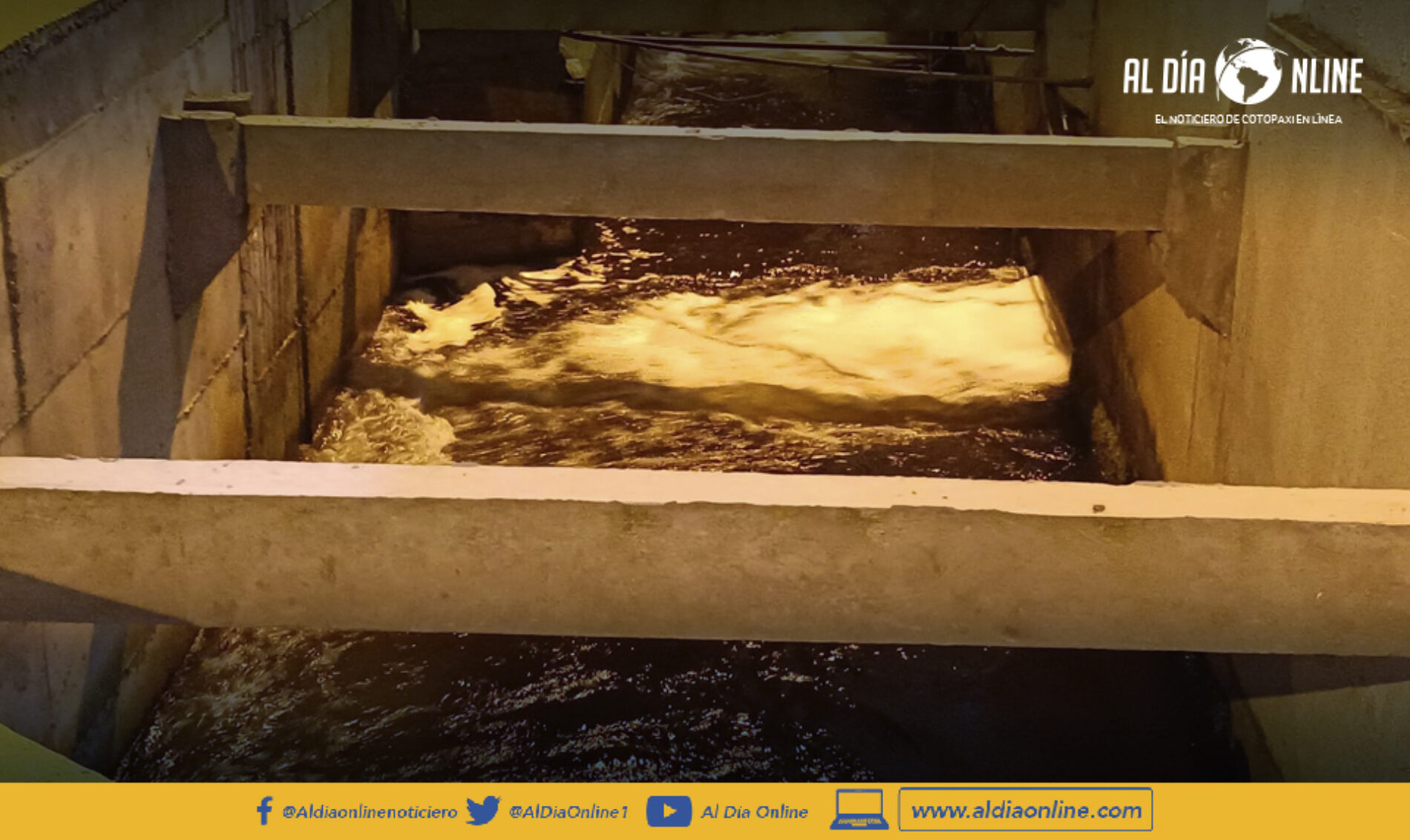 DAÑO EN CENTRAL DE GENERACIÓN ILLUCHI II DEJÓ SIN SERVICIO DE AGUA POTABLE A LATACUNGA (VIDEO)