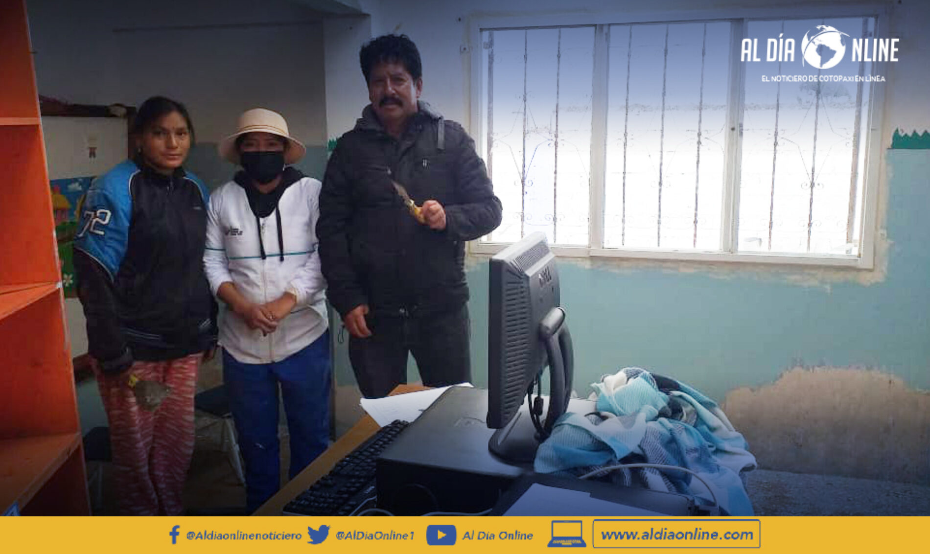 MARIO GERMAN CUESTIONA MANEJO  DE CDI EN GUAYTACAMA POR EL GAD. PARROQUIAL (VIDEO)