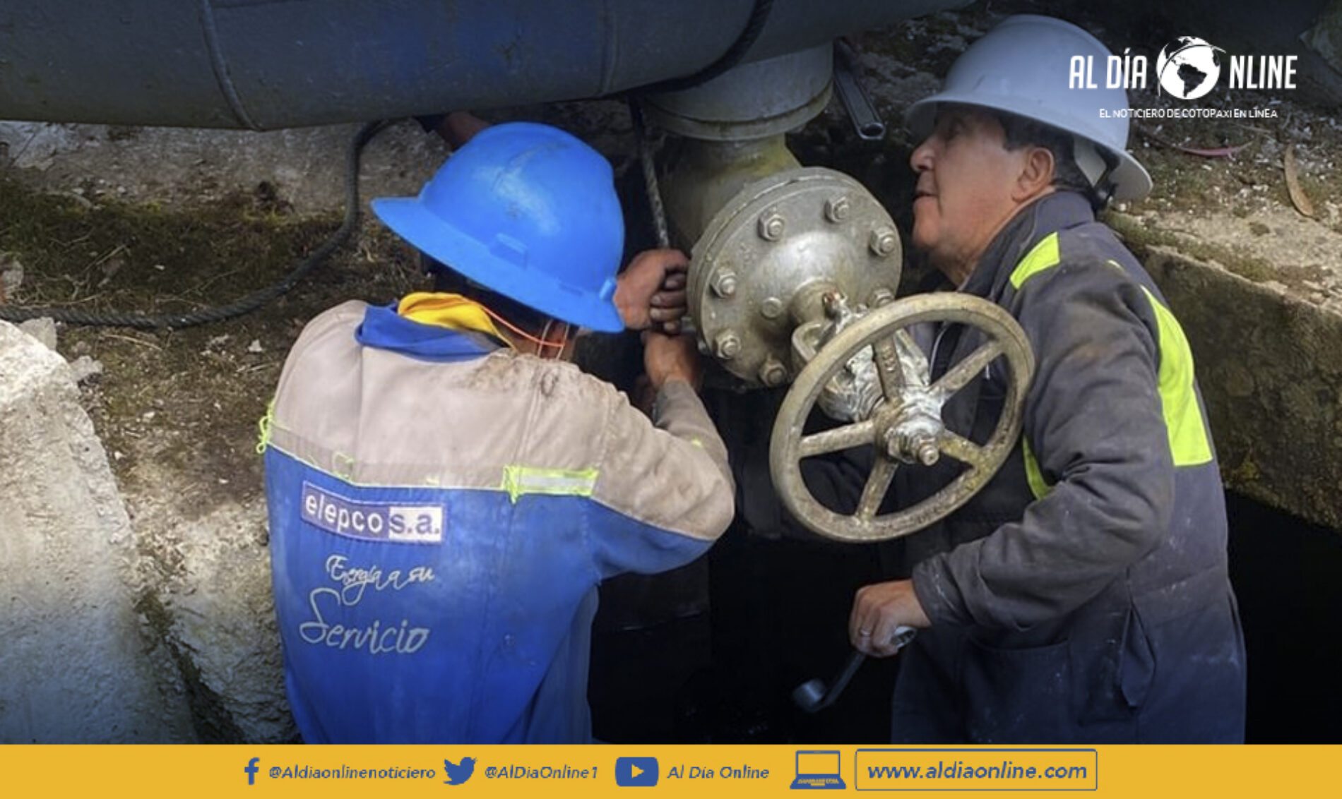 DAÑO EN CENTRAL DE GENERACIÓN ILLUCHI II DEJÓ SIN SERVICIO DE AGUA POTABLE A LATACUNGA (VIDEO)