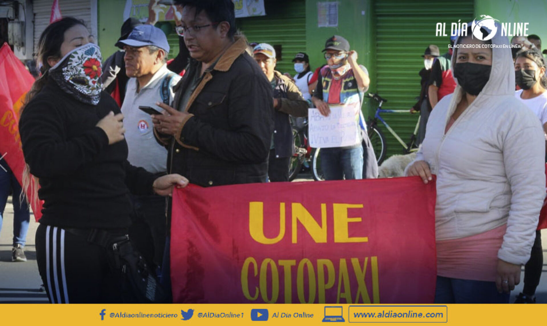 UNE COTOPAXI SE MOVILIZÓ A QUITO EN DEFENSA DE LA LOEI. (VIDEO)