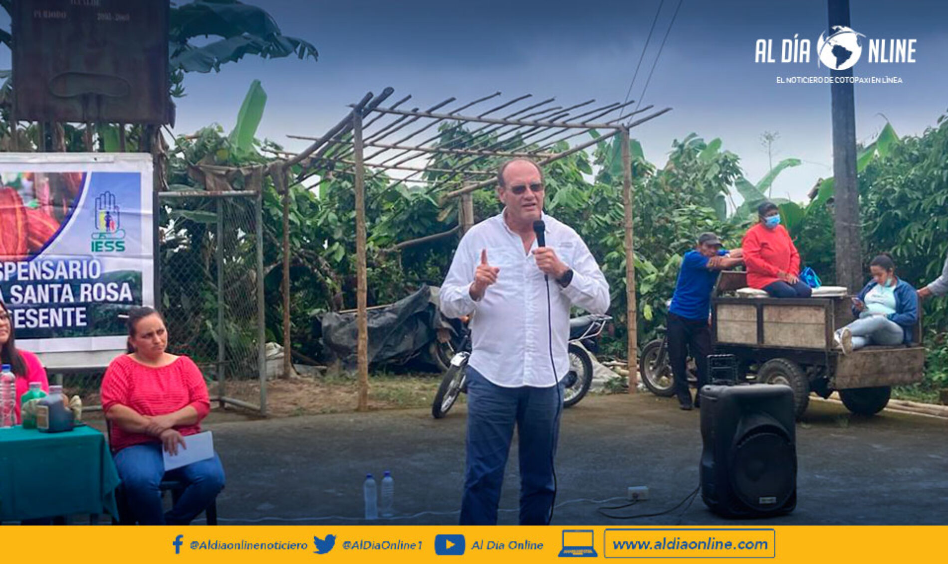 DIRECTOR DEL SEGURO SOCIAL CAMPESINO VISITÓ COTOPAXI