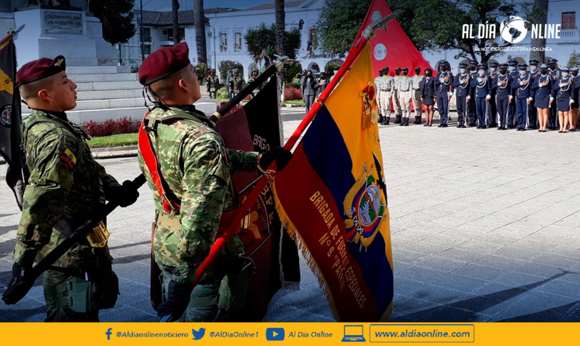 BRIGADA DE FUERZAS ESPECIALES REALIZÓ CEREMONIA CÍVICO-MILITAR POR EL DÍA DE LA BANDERA NACIONAL
