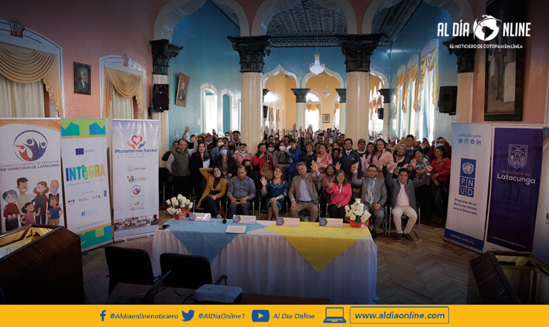 MUNICIPIO DE LATACUNGA  APOYA EL PROGRAMA “INTEGRA” DEL PROGRAMA DE LAS NACIONES UNIDAS PARA EL DESARROLLO (PNUD)