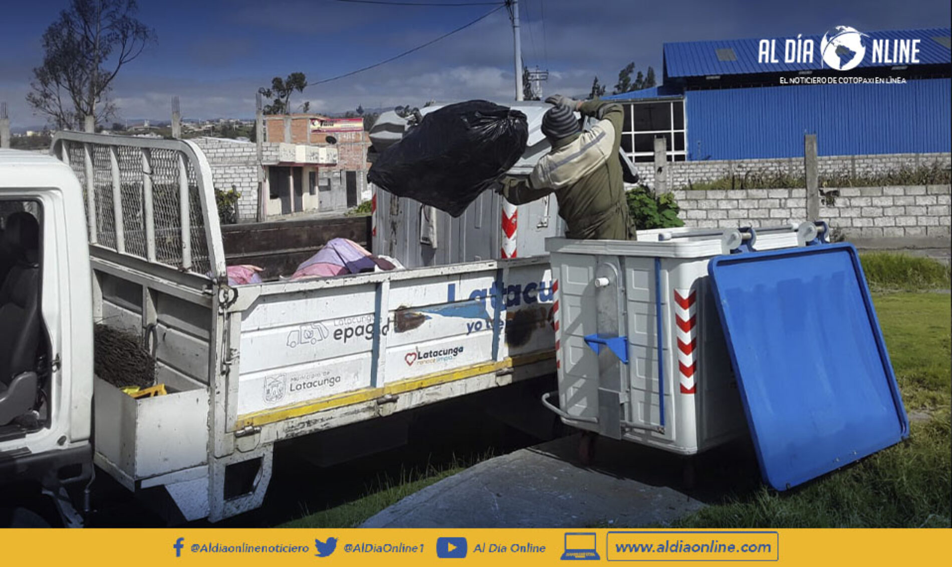 POR FESTIVIDADES EPAGAL EJECUTA OPERATIVOS DE LIMPIEZA EN CALLES DE LATACUNGA.(VIDEO)