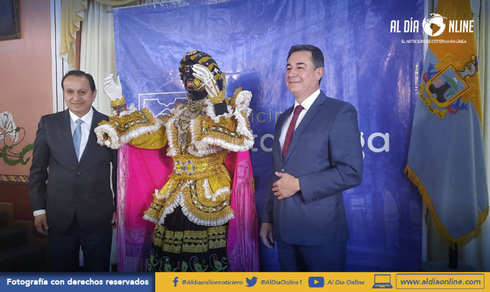 MAMA NEGRA 2022 RECAE ENJ ORGE PEÑAHERRERA, HOY SE PRESENTÓ OFICIALMENTE. (VIDEO)