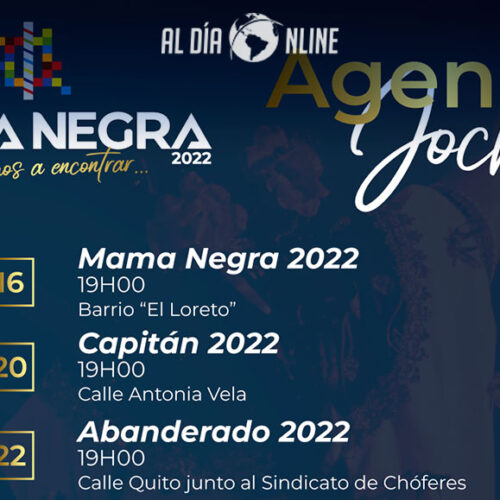 LISTO EL CRONOGRAMA PARA LAS JOCHAS A LOS PERSONAJES DE LA MAMA NEGRA
