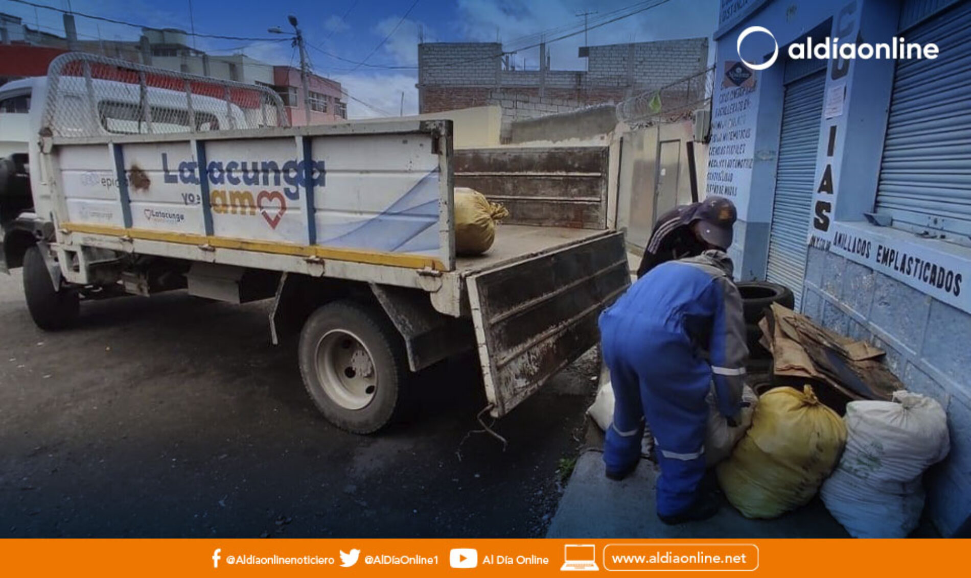 EPAGAL TRABAJA EN LA RECOLECCIÓN DE TEREQUES EN DOMICILIOS DE LATACUNGA. (VIDEO)