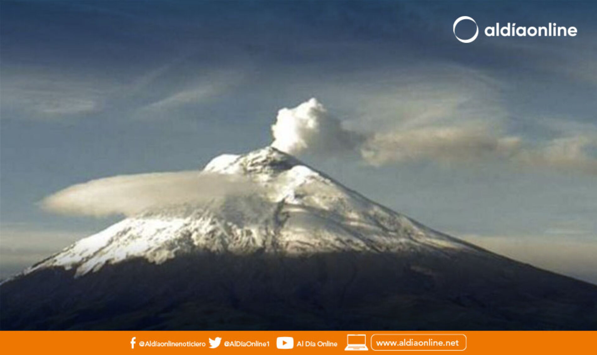ACTIVIDAD EN EL COTOPAXI ALERTÓ A LAS AUTORIDADES, SE MANTIENE LA ALERTA AMARILLA. (VIDEO)