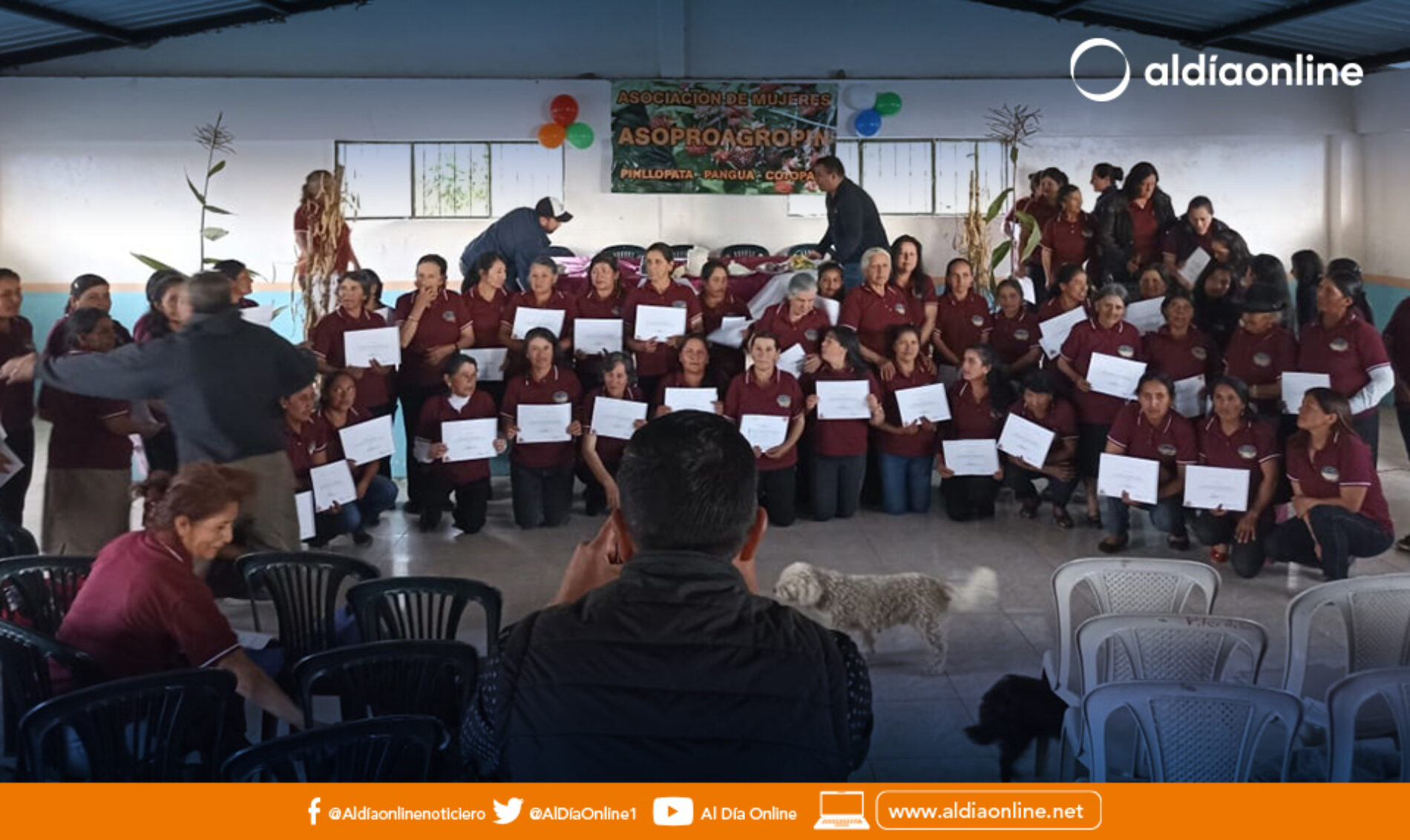 MAG CAPACITÓ A 70 MUJERES PERTENECIENTES A LA ASOCIACIÓN DE MUJERES RURALES ASOPROAGROPIN DEL CANTÓN PANGUA.