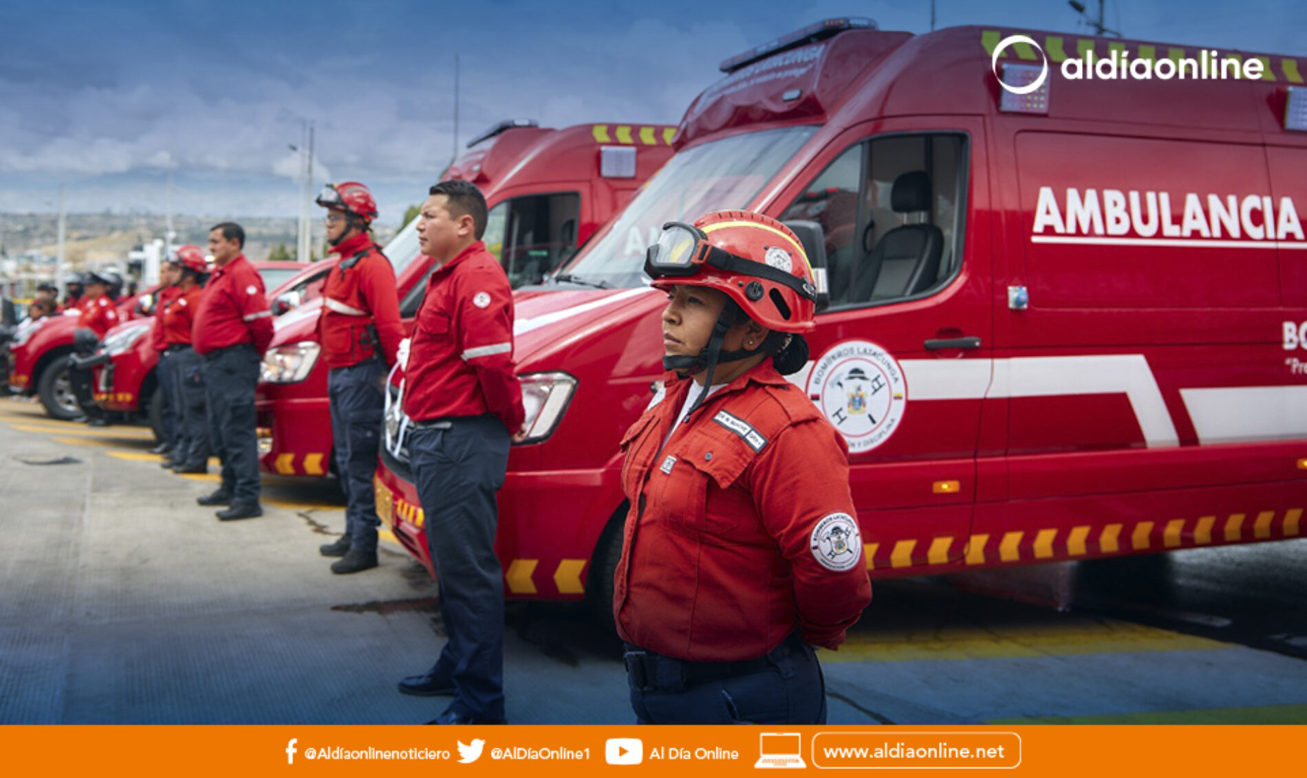 PRIMER CURSO DE FORMACIÓN PARA BOMBEROS EN LATACUNGA.