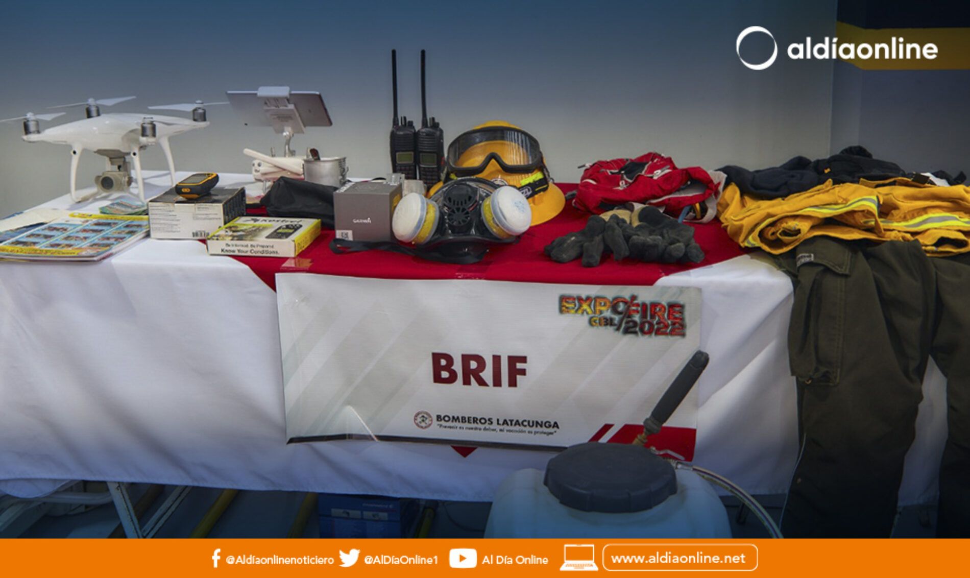 PRIMER CURSO DE FORMACIÓN PARA BOMBEROS EN LATACUNGA.