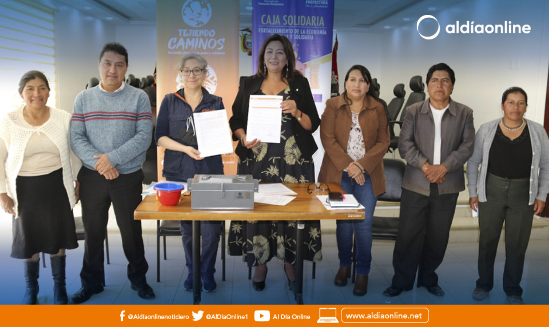 GOBIERNO PROVINCIAL Y CARE ECUADOR FIRMAN CONVENIO PARA IMPULSAR PROYECTO “CAJAS SOLIDARIAS”