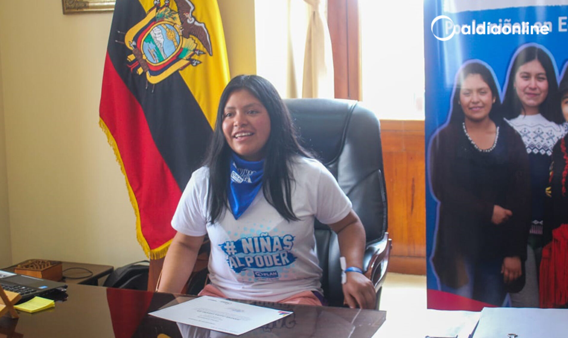 ADOLESCENTES DEL MOVIMIENTO POR SER NIÑA SE TOMAN LA GOBERNACIÓN