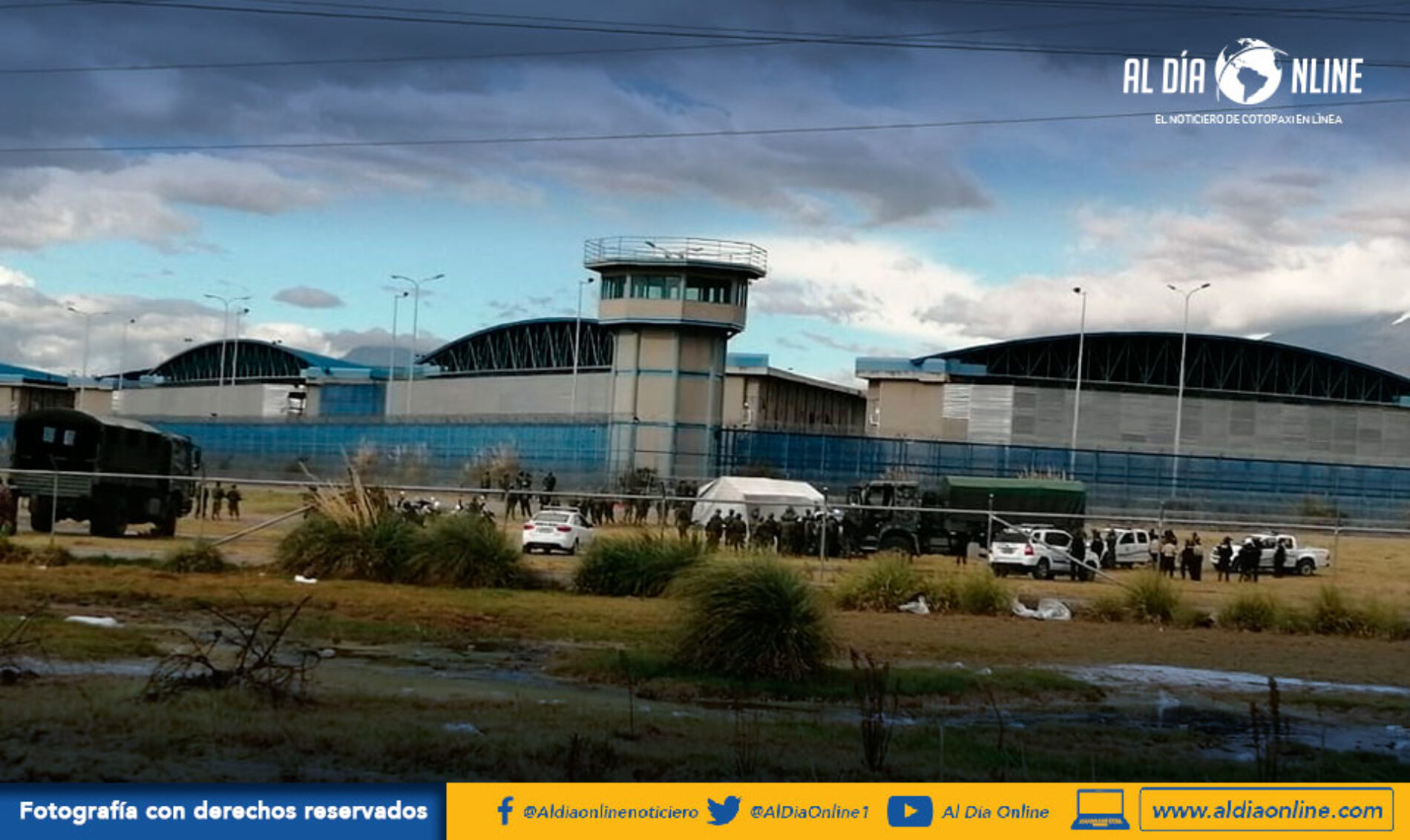 POLICÍA CONFIRMA UN MUERTO EN INCIDENTES EN LA CÁRCEL DE COTOPAXI