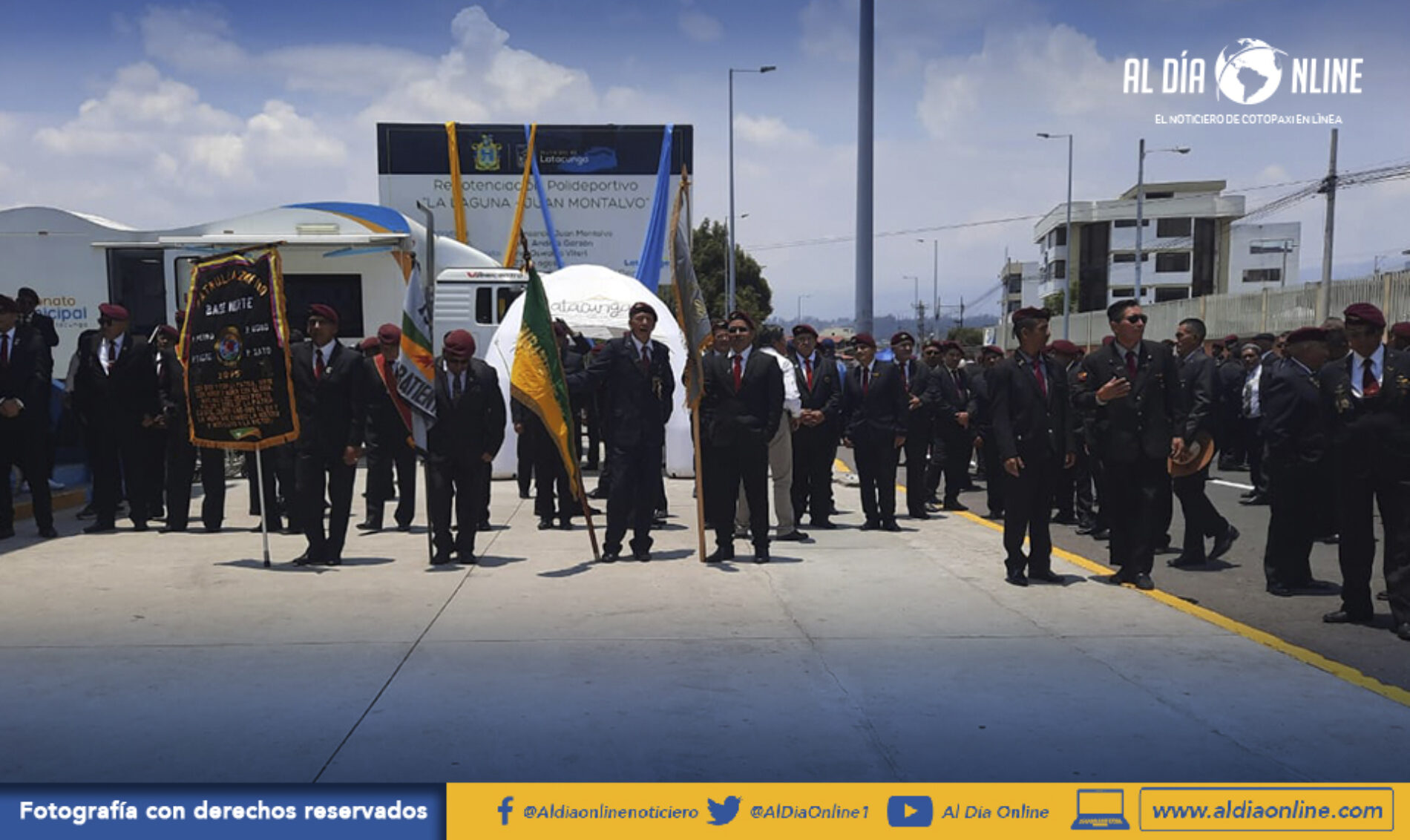 MUNICIPIO DE LATACUNGA RINDIÓ HOMENAJE A EXCOMBATIENTES DE GUERRA DE 1941, 1985 Y DEL ALTO CENEPA  (VIDEO)