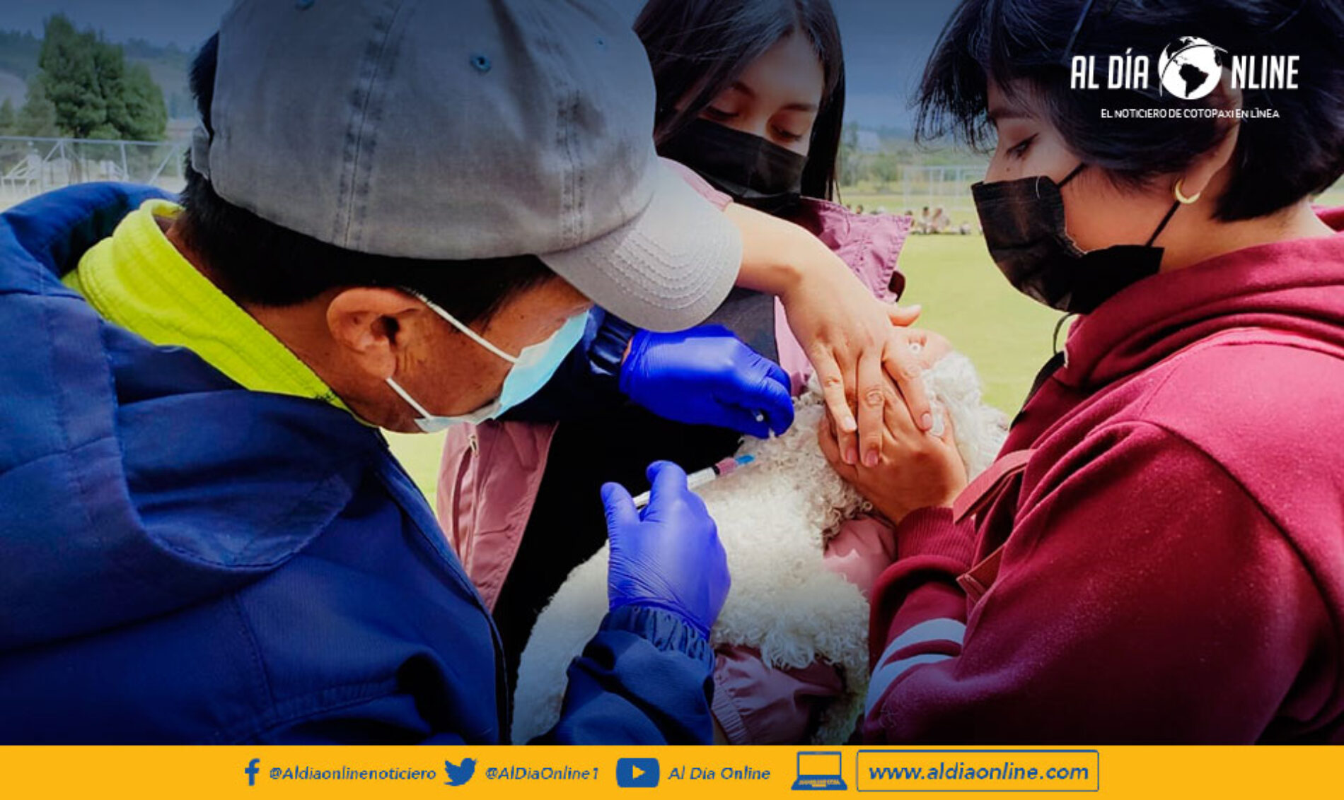 DISTRITO PUJILÍ-SAQUISILÍ INICIA LA CAMPAÑA DE VACUNACIÓN CONTRA LA RABIA EN PERROS Y GATOS